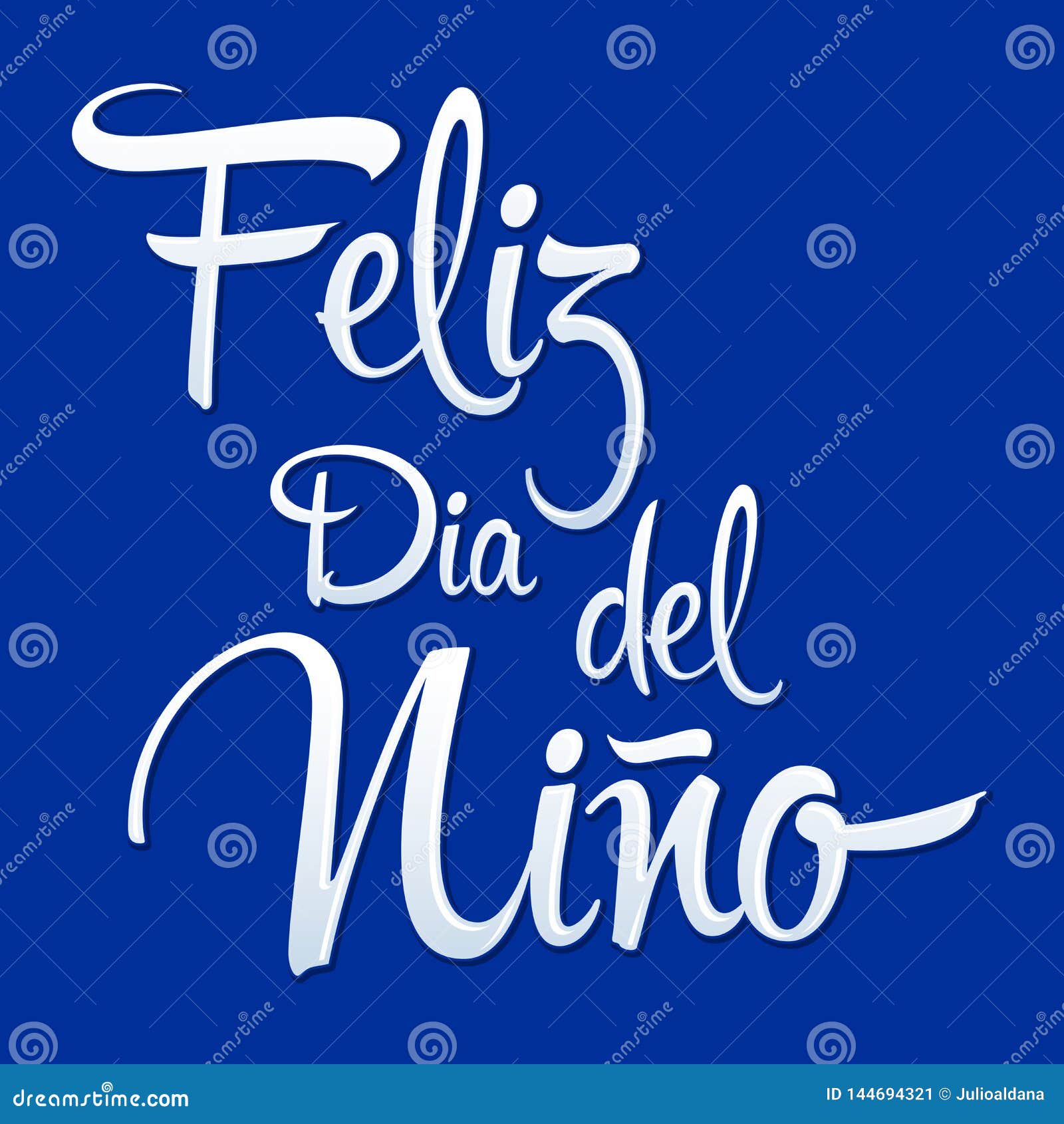 feliz dia del nino, happy children day spanish text