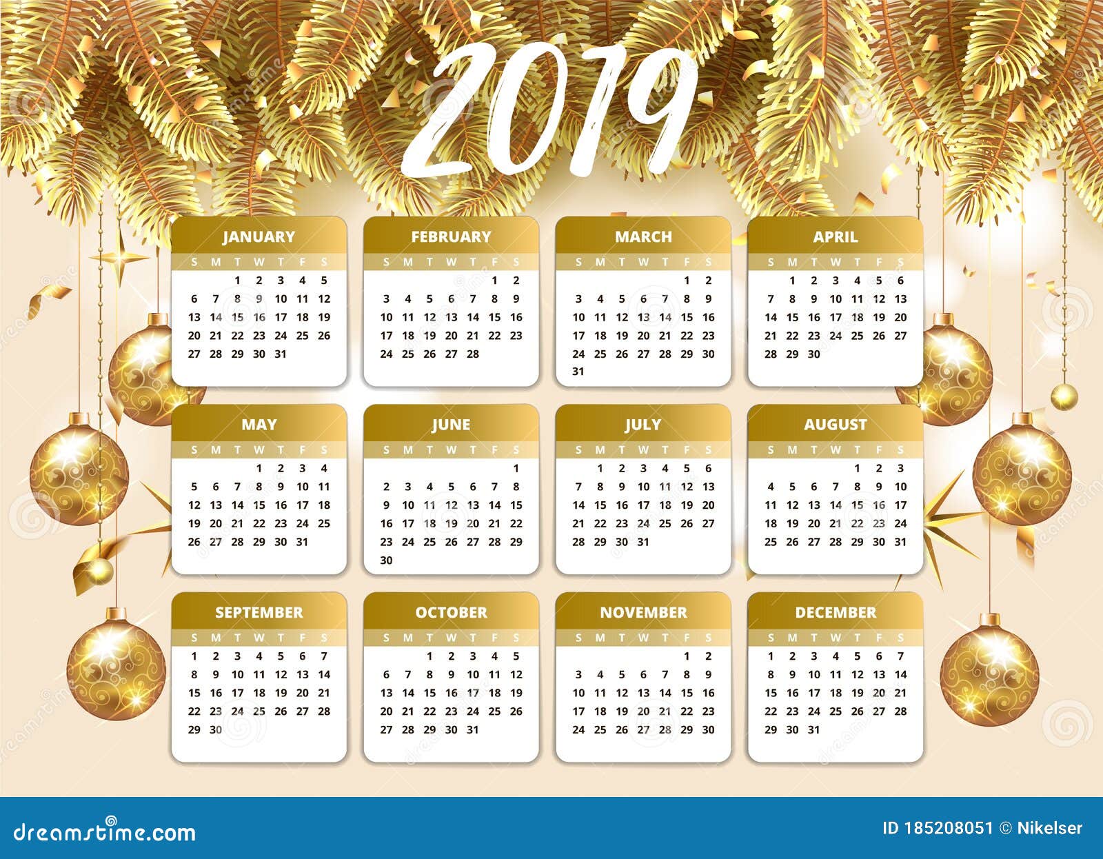 2019 Feliz Fondo De Pantalla De Diseño De Año Nuevo Con Planificador De Calendario. Color Dorado Y Rosa Con árbol De Navidad Celeb Ilustración del Vector - Ilustración de muestra, fondo: 185208051 2019 Feliz Fondo De Pantalla De Diseño De Año Nuevo Con Planificador De Calendario. Color Dorado Y Rosa Con árbol De Navidad Celeb Ilustración del Vector - Ilustración de muestra, fondo: 185208051