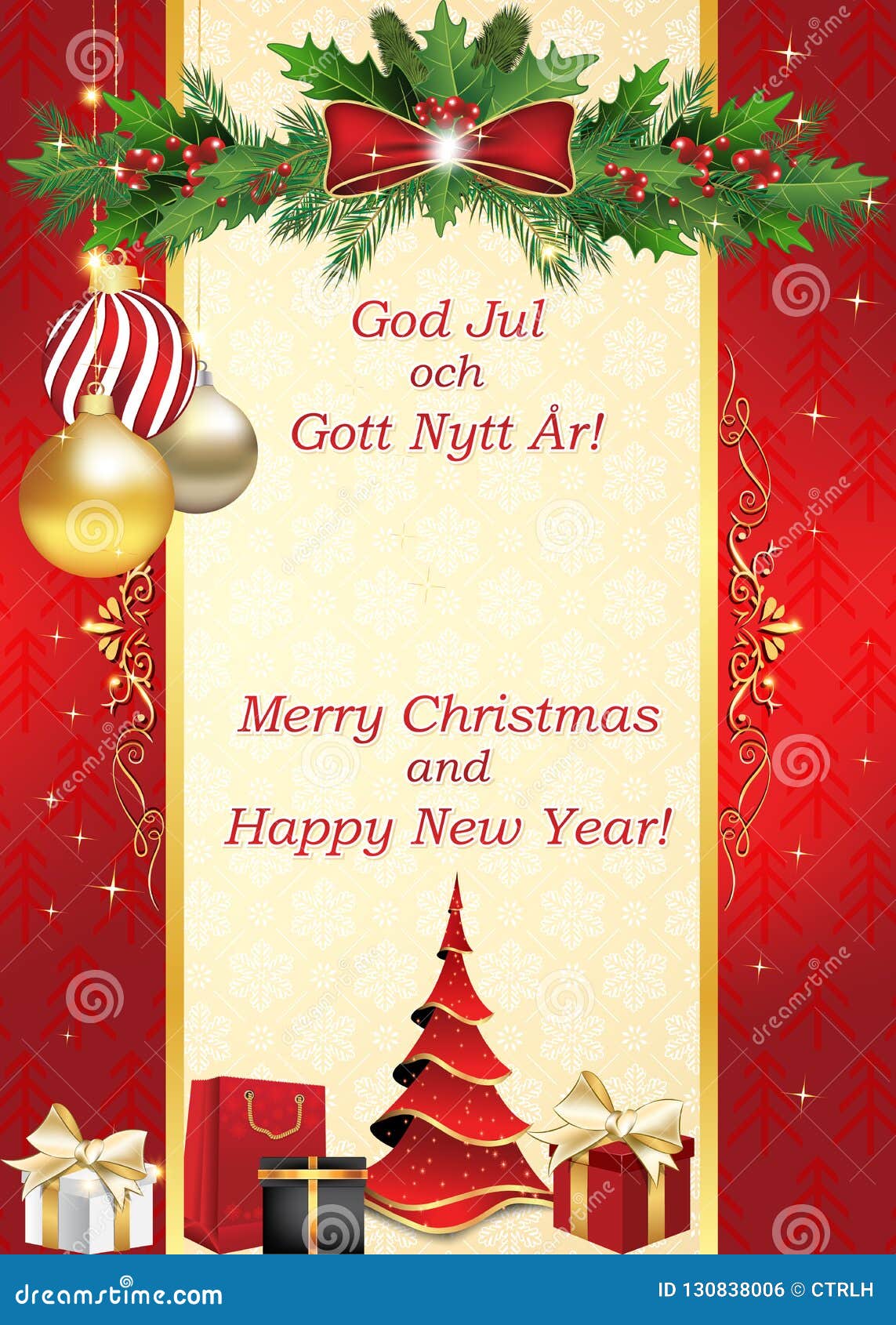 Feliz Natal E Ano Novo Feliz Escritos No Sueco E No Inglês, O Cartão Da Estação Ilustração Stock - Ilustração de fundo, inglês: 130838006 Feliz Natal E Ano Novo Feliz Escritos No Sueco E No Inglês, O Cartão Da Estação Ilustração Stock - Ilustração de fundo, inglês: 130838006