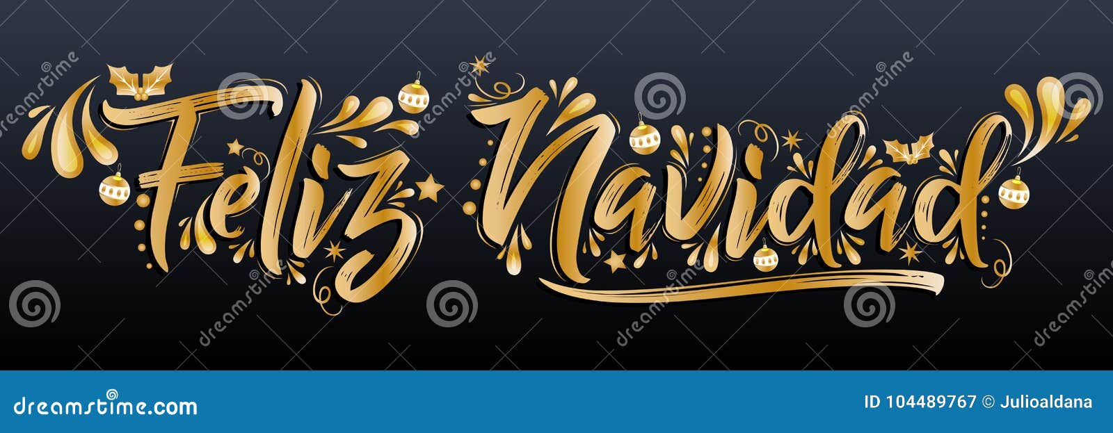 feliz navidad, merry christmas spanish text holiday lettering