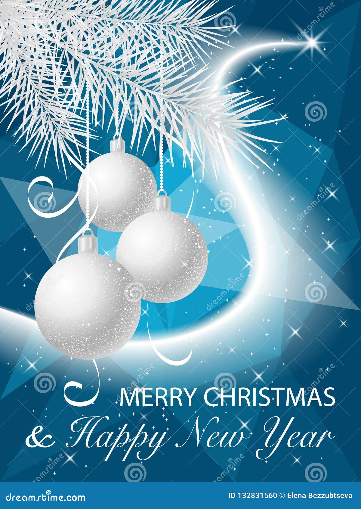 Navidad Y Feliz Año Nuevo Tarjeta De Felicitación De 2019 Vacaciones De Ilustración del Vector - Ilustración de bandera, snowflake: 132831560
