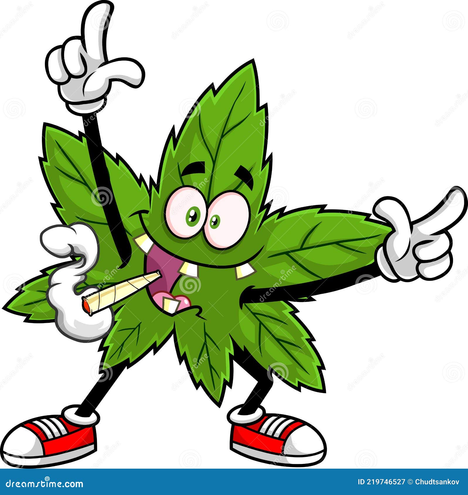 Feliz Personaje De Dibujos Animados Hoja De Marihuana Con Baile Conjunto  Ilustración del Vector - Ilustración de arte, maria: 219746527