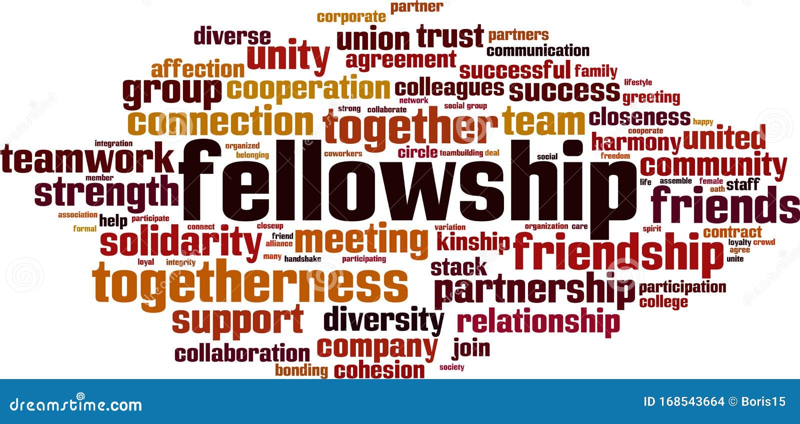 fellowship word cloud