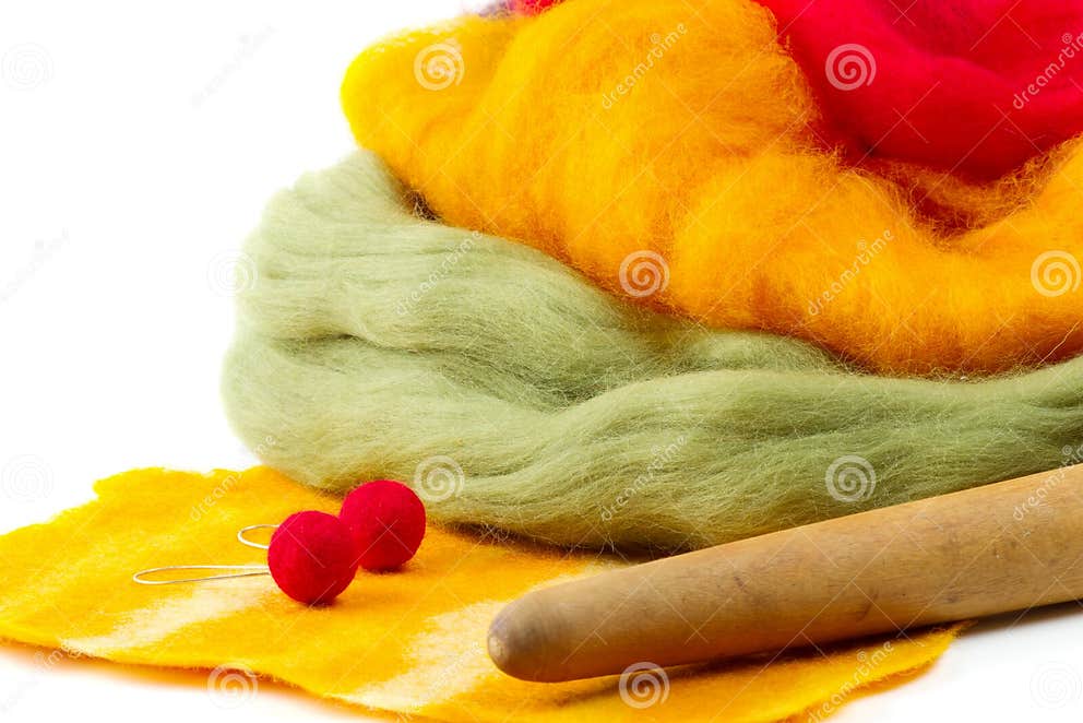 Felt making stock image. Image of handicraft, sheep, wool 26135173