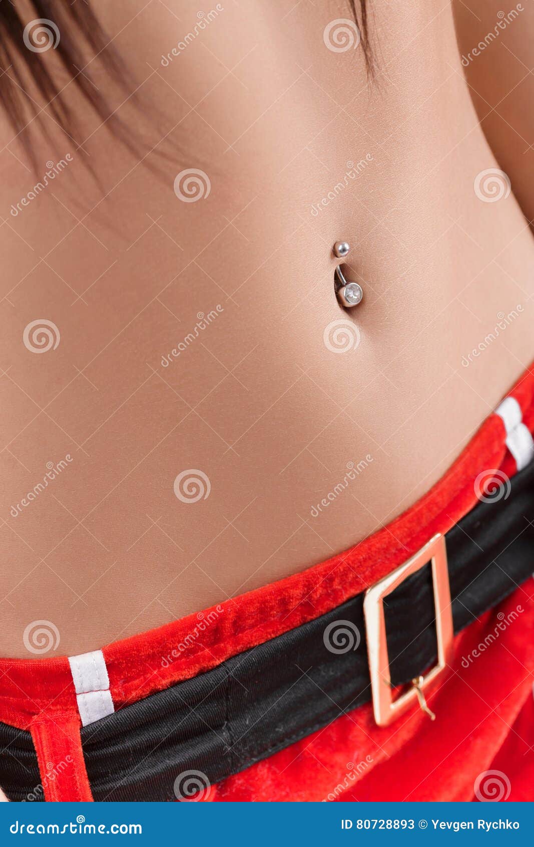 Female Abdomen with Piercing Stock Image Image of jewel, fashion 80728893