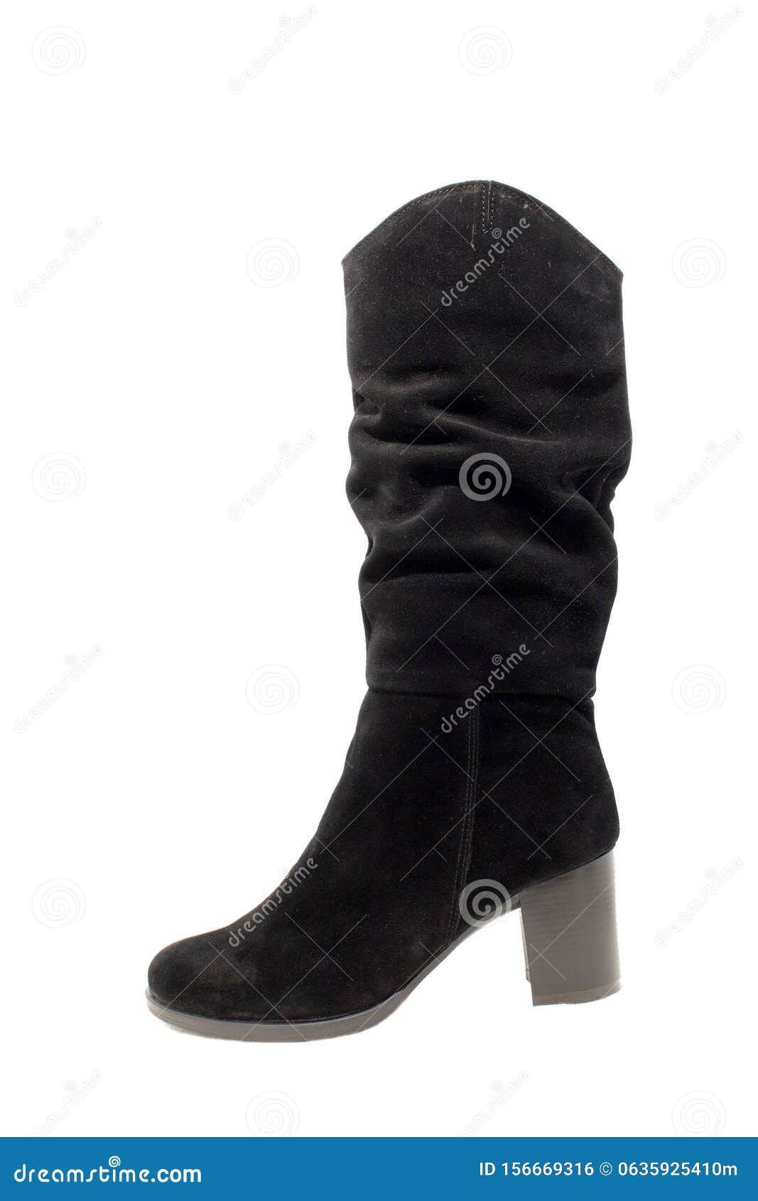 Women`s black boot stock photo. Image of foot, glamour - 156669316