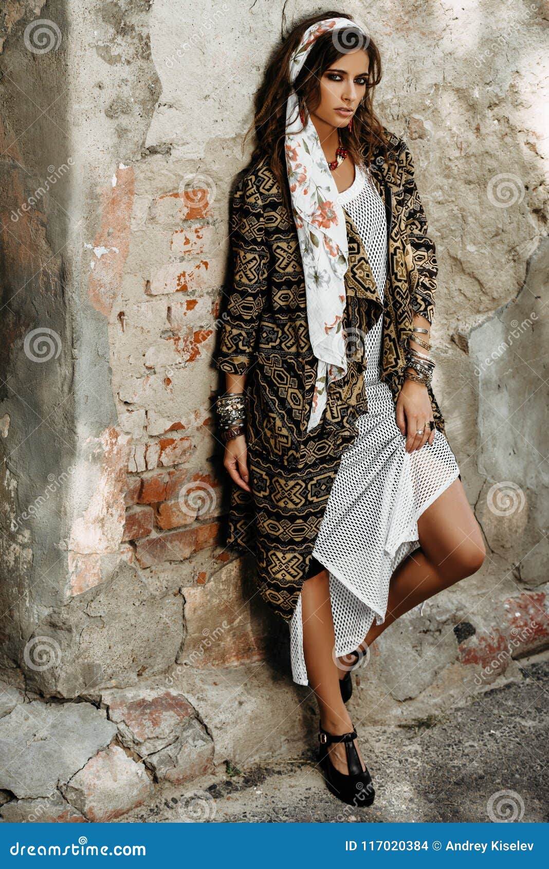 Female boho style clothes stock photo. Image of adult - 117020384