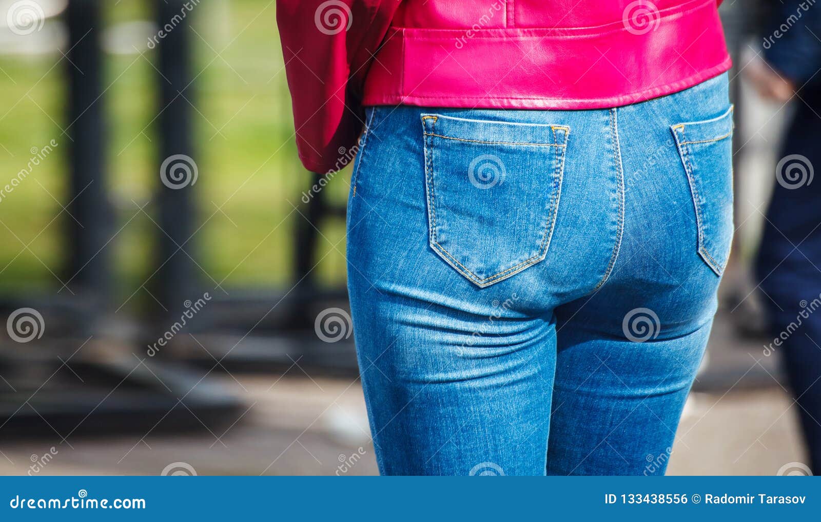 Ladies jeans butt 