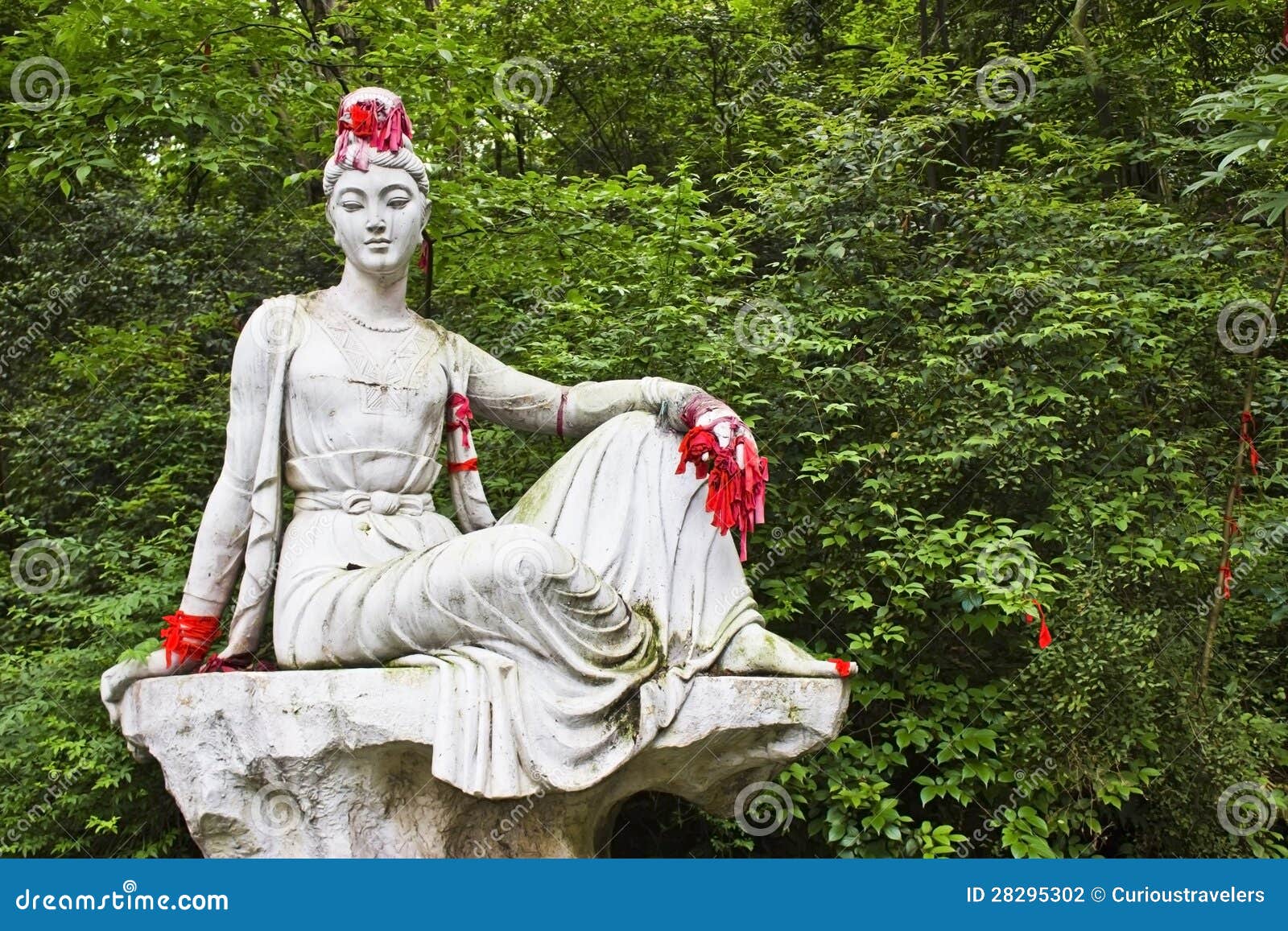 Female Buddhist Statue stock photo. Image of history 28295302