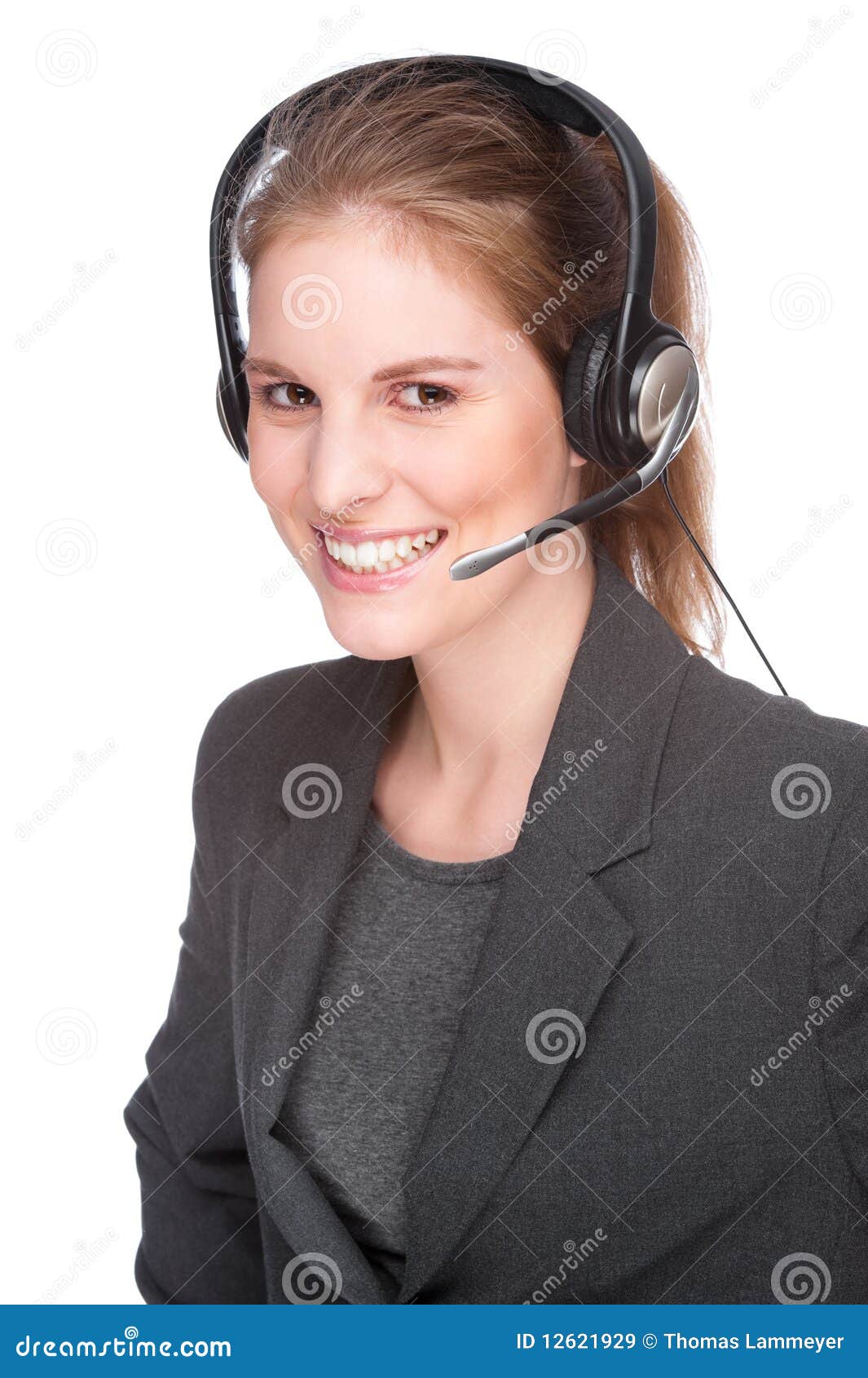 female callcenter employee