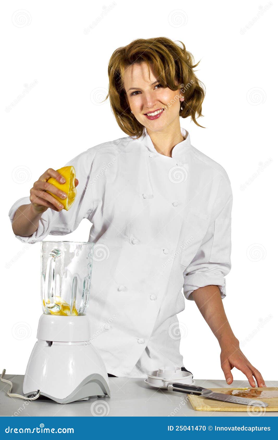 Female chef stock photo. Image of caucasian, industry 25041470