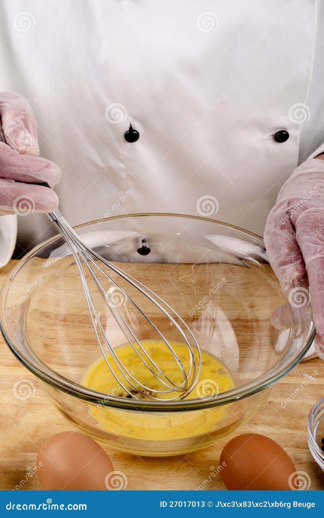 Female Chef Stirring an Egg, Oil and Vinegar Stock Image Image of vinegar, healthy 27017013