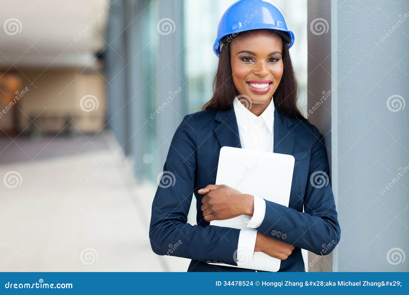 Female Construction Engineer Stock Photo Image of lady, looking 34478524