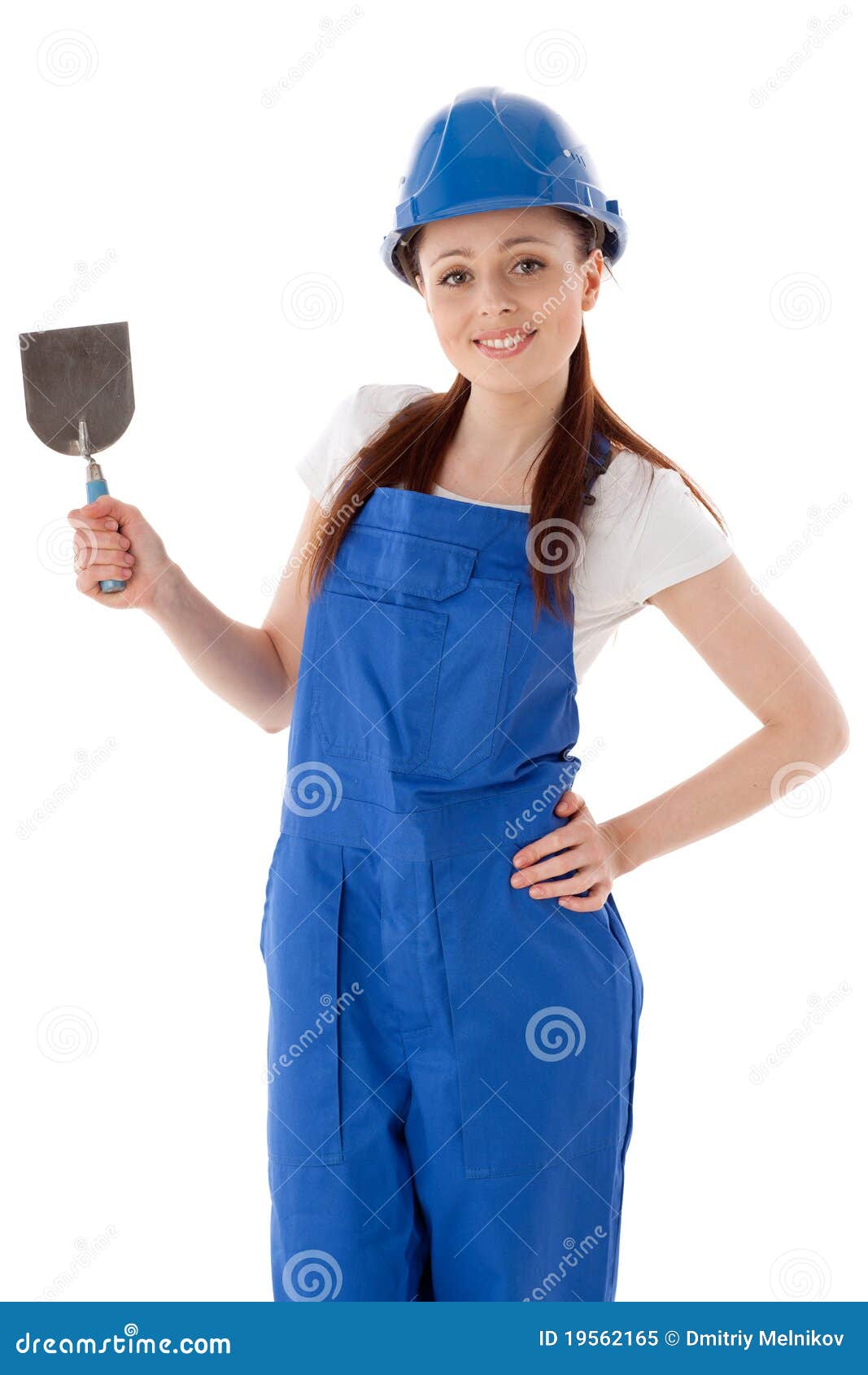Female Construction Worker. Stock Image Image of activity, female