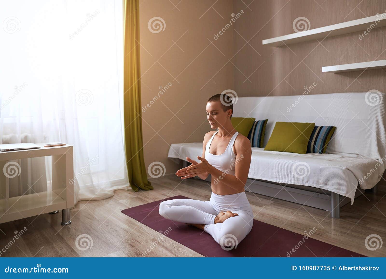 Easy Pose Sukhasana Performed Young Man Doing Colorful Mat Wearing Stock  Photo by ©mirzamlk 279013174