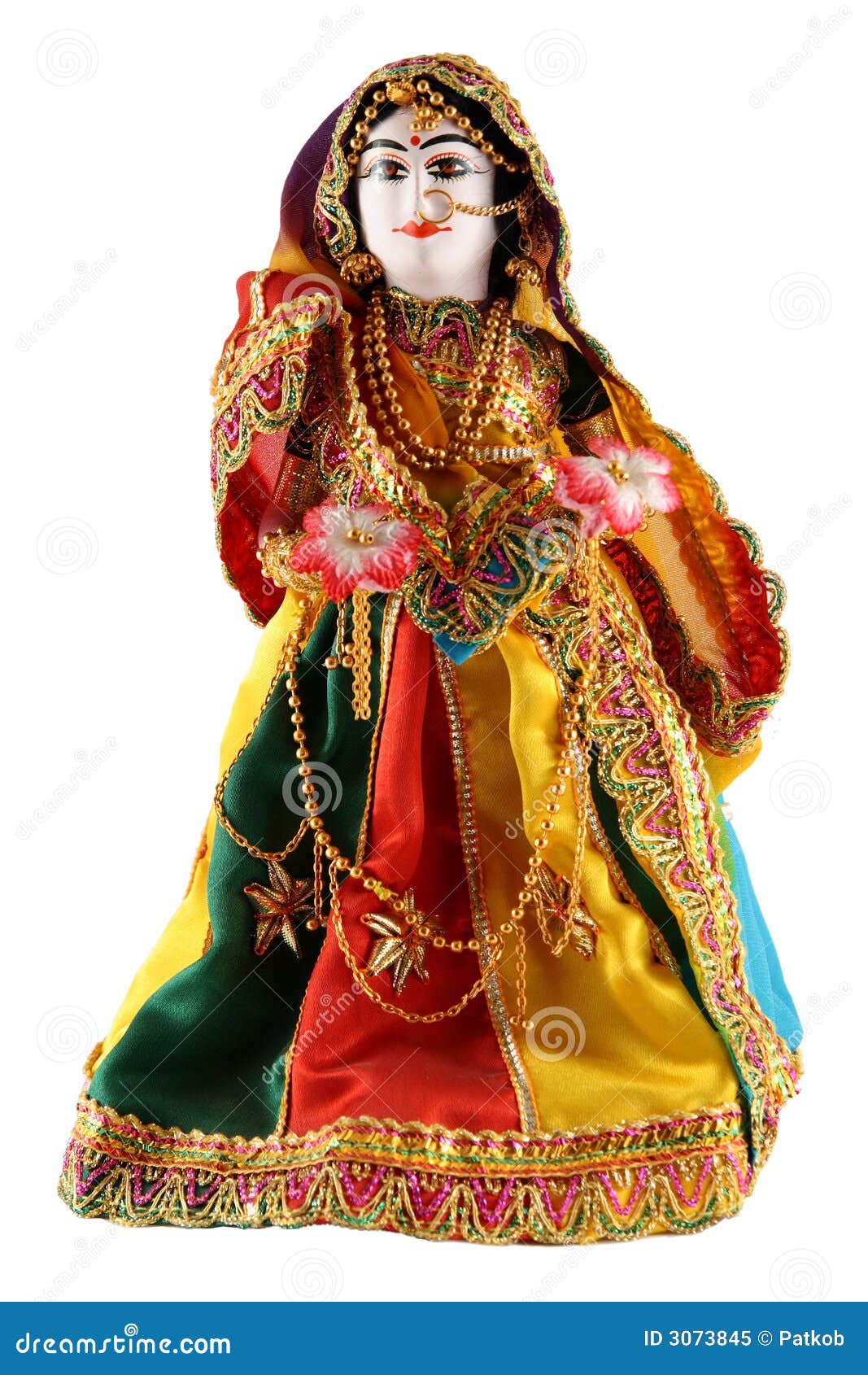 Female doll from India stock image. Image of childhood 3073845