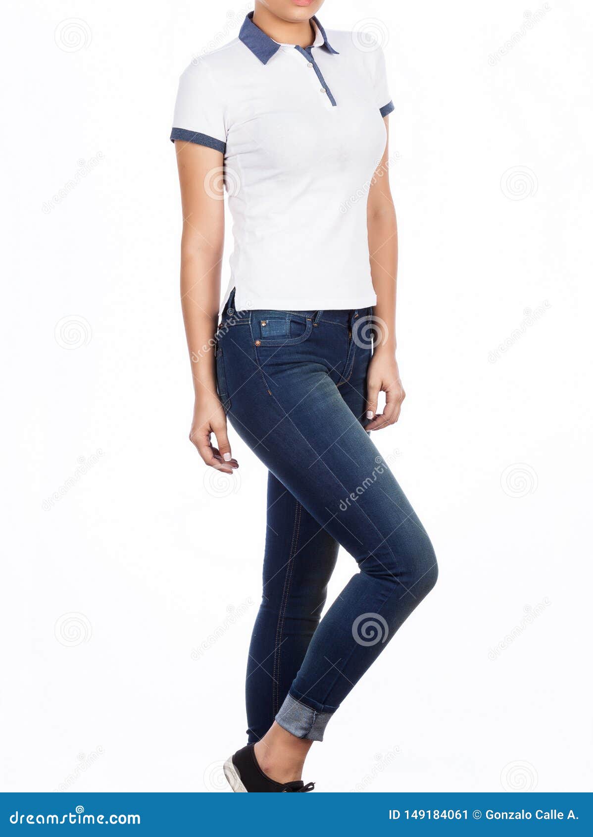 T-shirt and Jeans for Woman - Photo ...