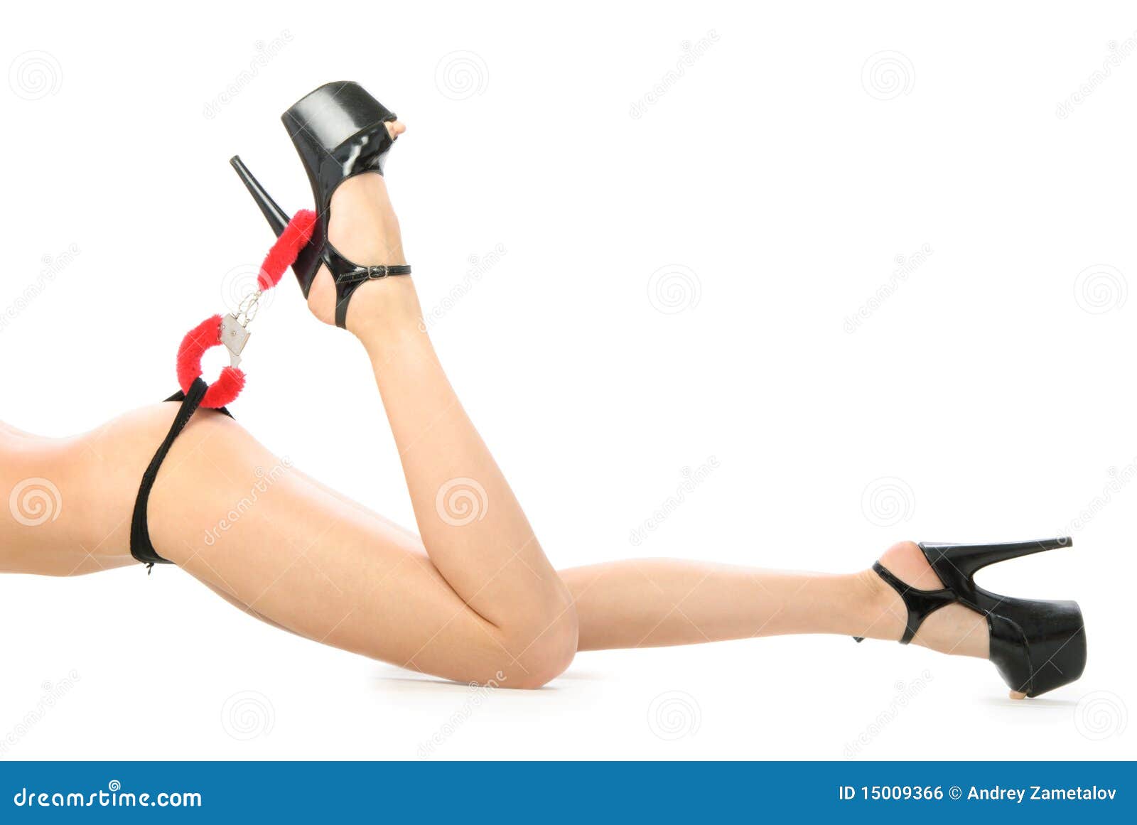 Female Feet, Handcuffs and Underwear Stock Photo Image of beautiful, shot 15009366