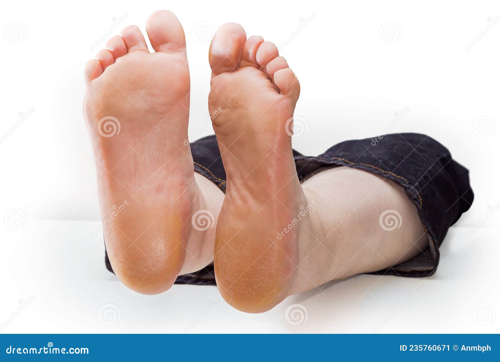 Girls feet soles