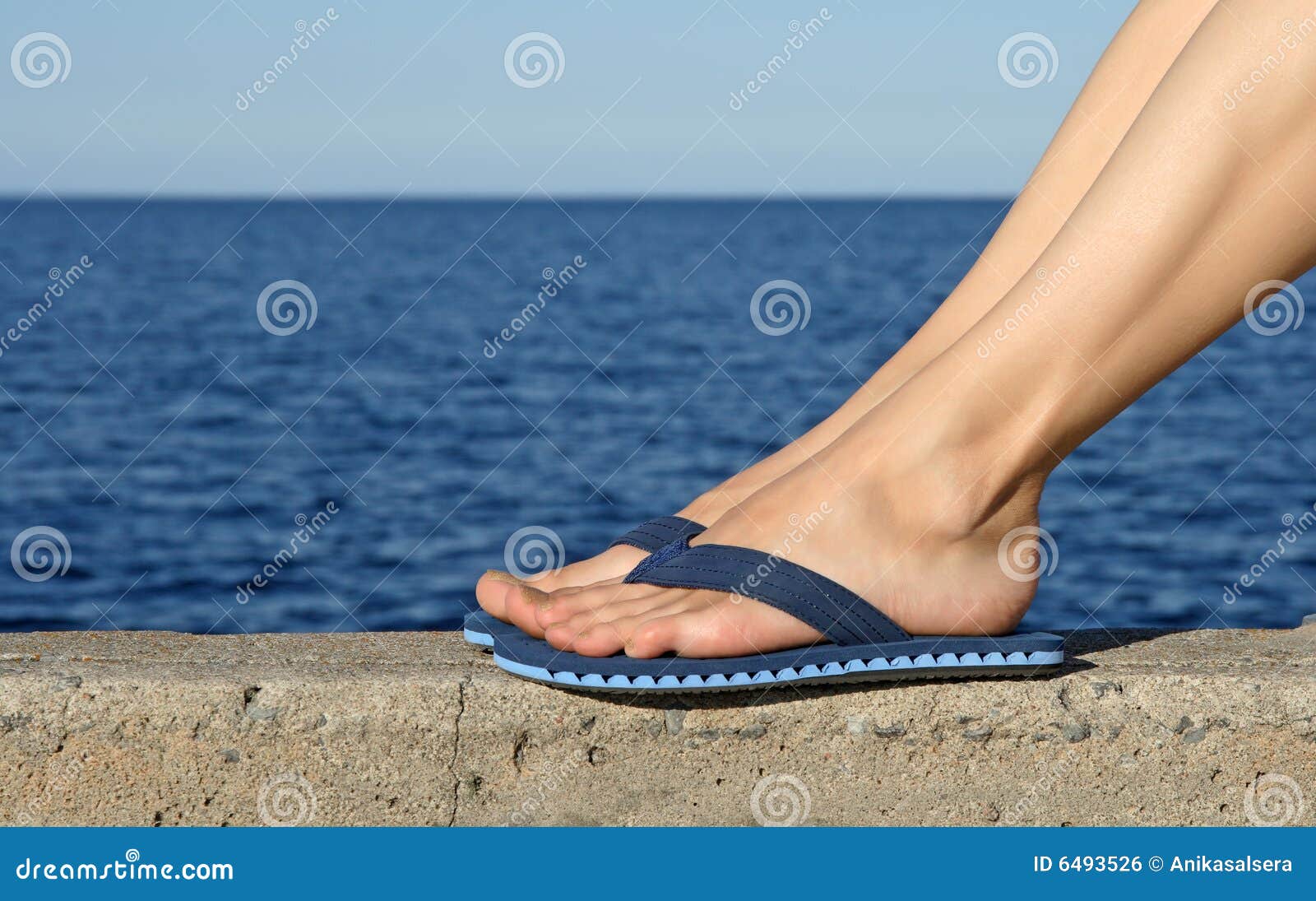 https://thumbs.dreamstime.com/z/female-feet-wearing-blue-flip-flops-6493526.jpg