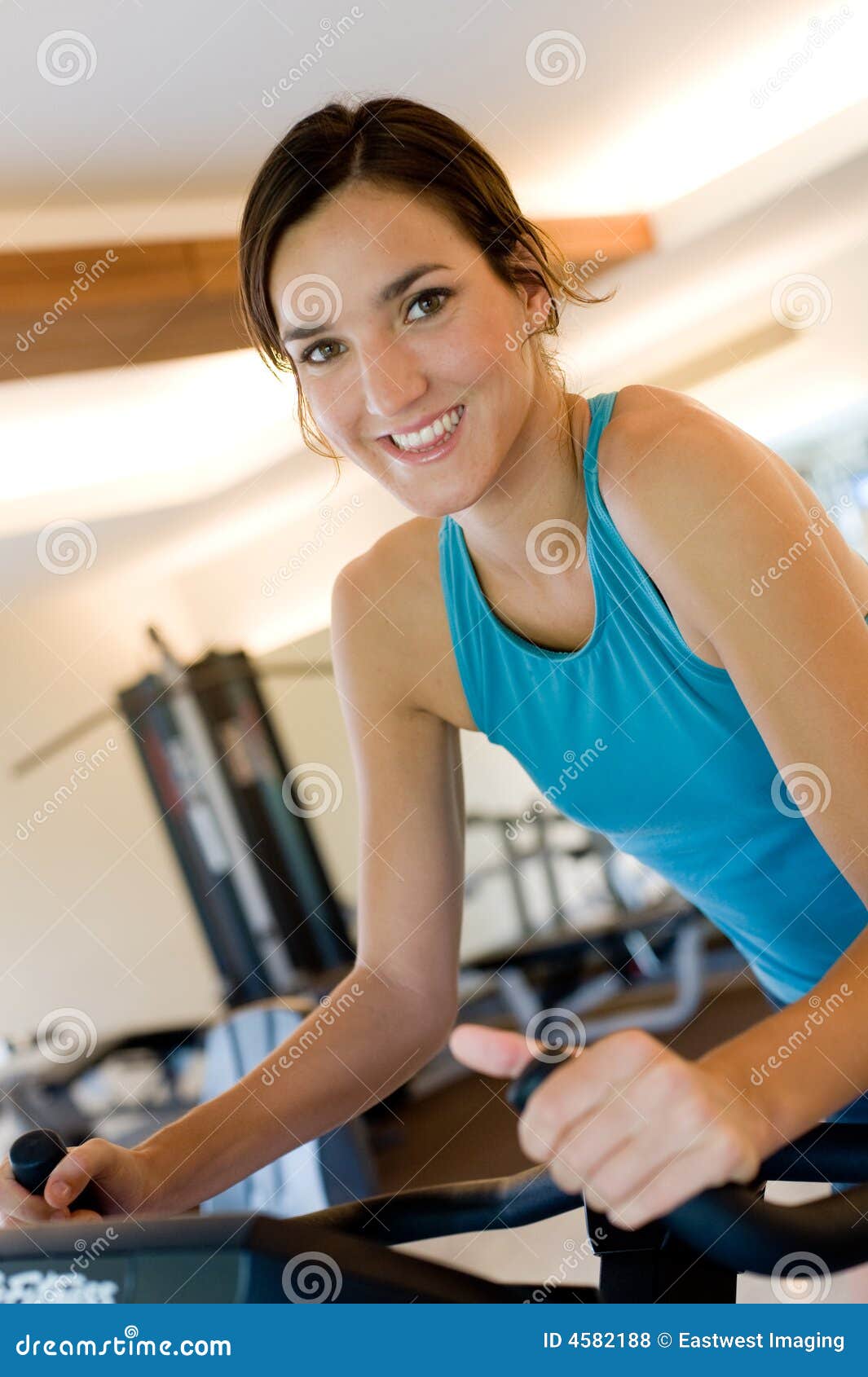 Female Fitness stock photo. Image of cycling, sitting - 4582188