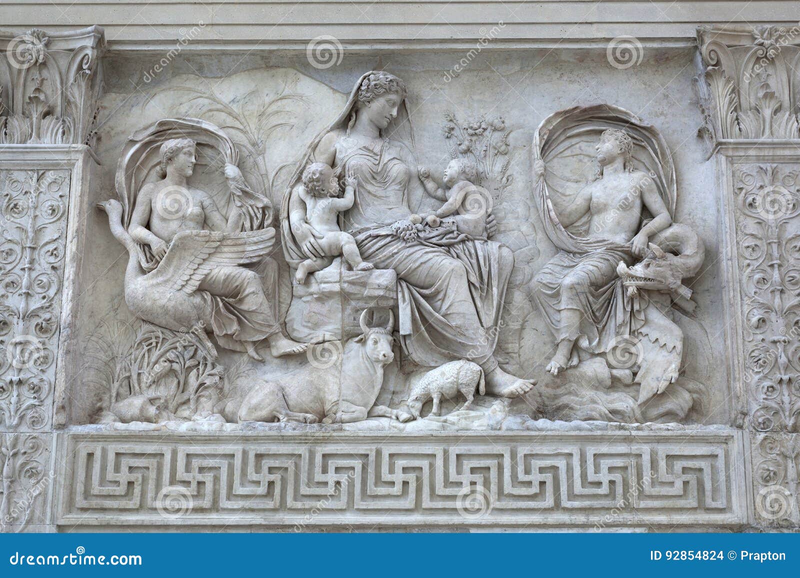 Female Goddess Pacis, Rome Stock Photo - Image of tellus: 92854824