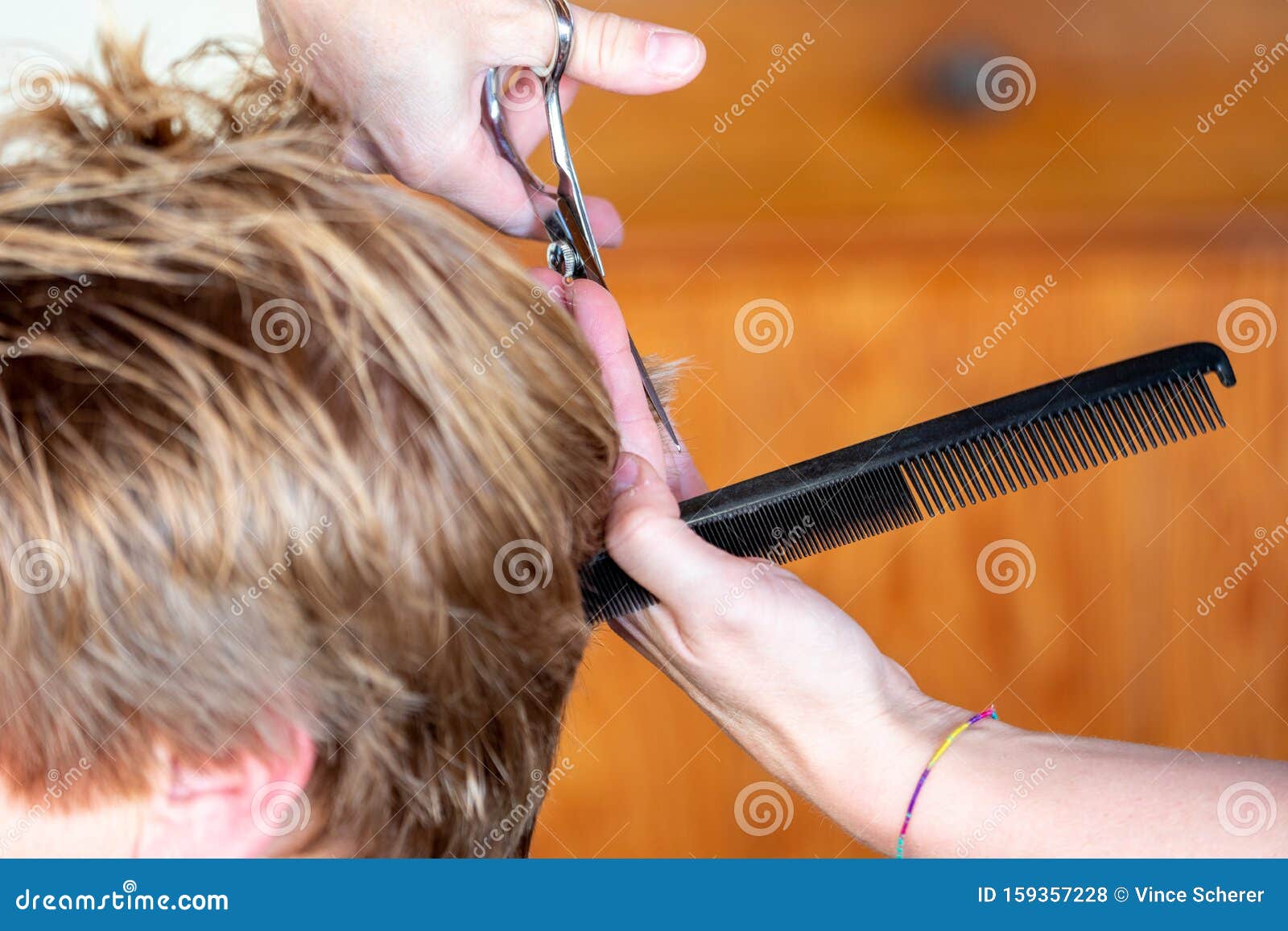 Female Hair Cutting Scissors in a Beauty Salon Stock Photo Image of