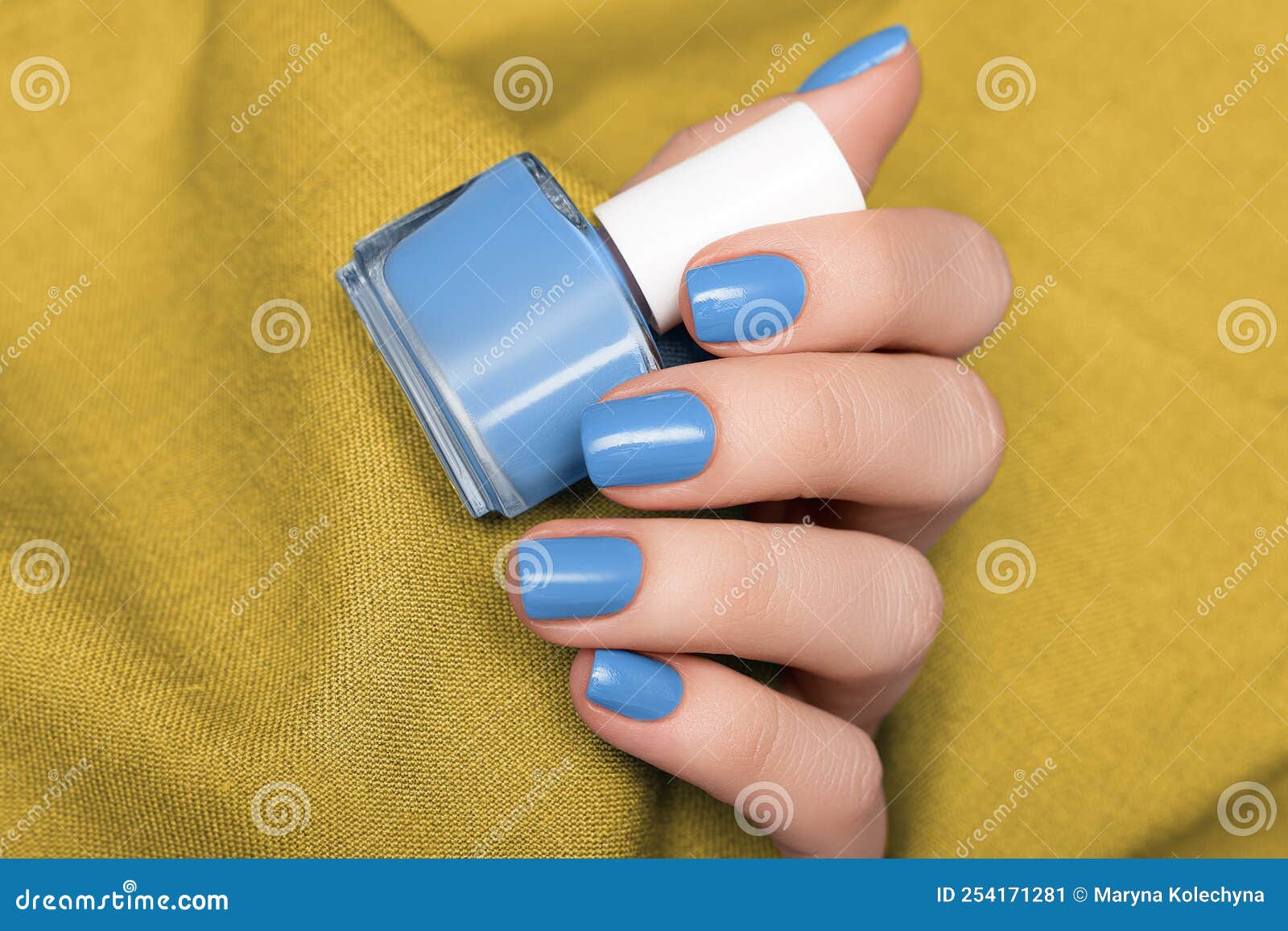 Blue nail polish and surgical team - wide 9