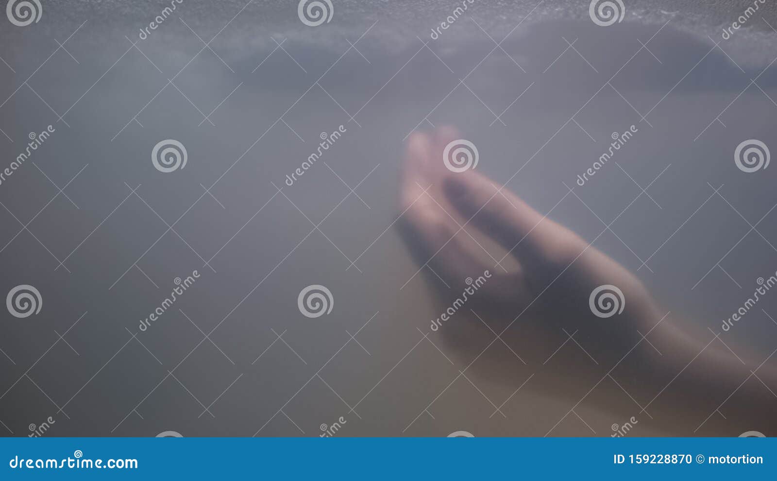 female hand drowning under dark water, victim of murder, crime scene, close-up