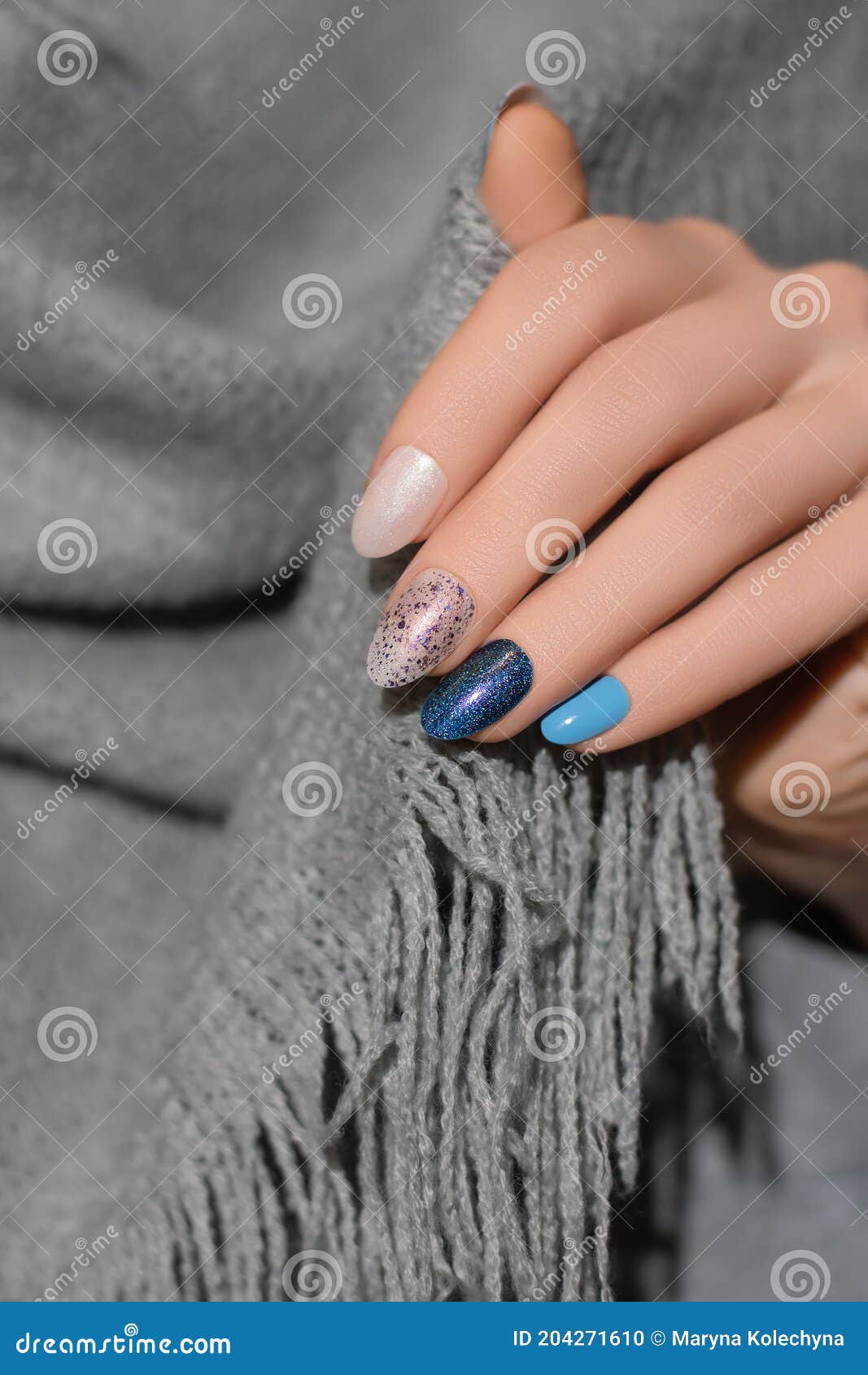 China Glaze Nail Lacquer - Your friends will beg you to fortune-tell them  where you got this blue-gray duo-chrome, 