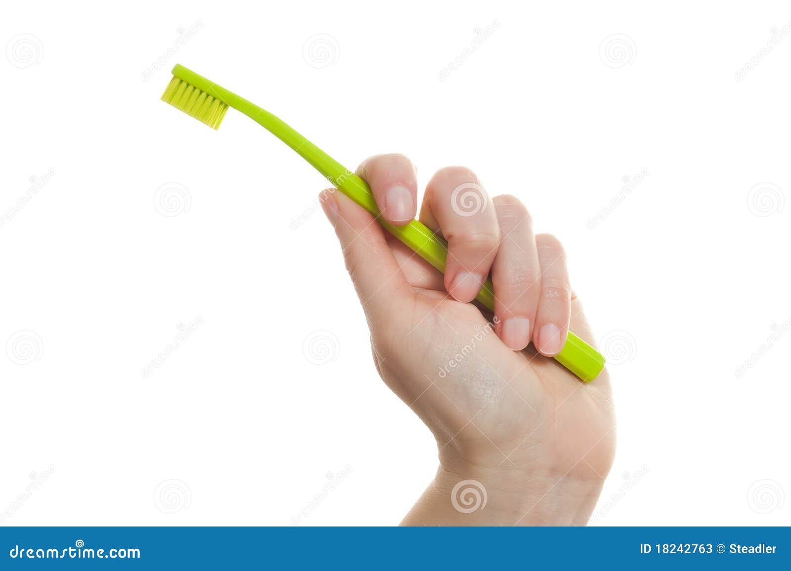 Female Hand Holding Toothbrush Stock Photos Image 18242763