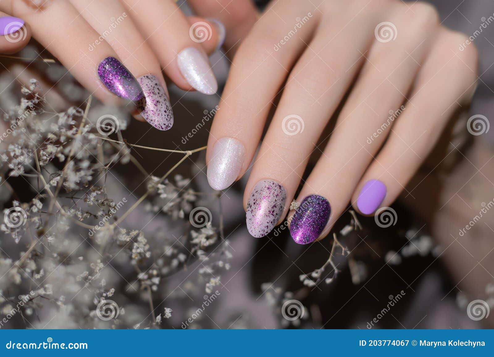 Christmas Nail Art Design | K&K Nails Salon Costa Mesa, CA 92626