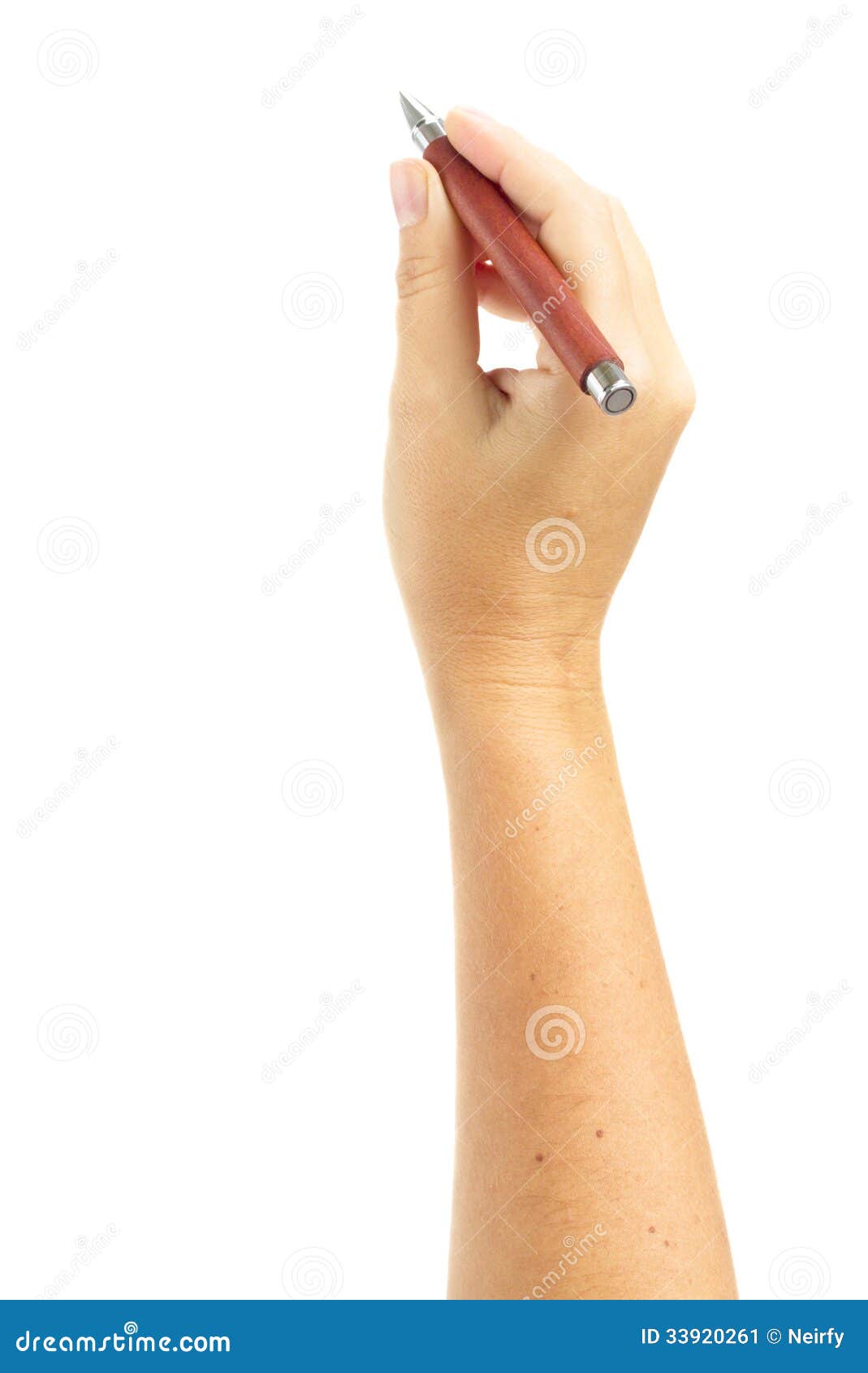 Female Hand Ready for Drawing with Pen Stock Image Image of drawing