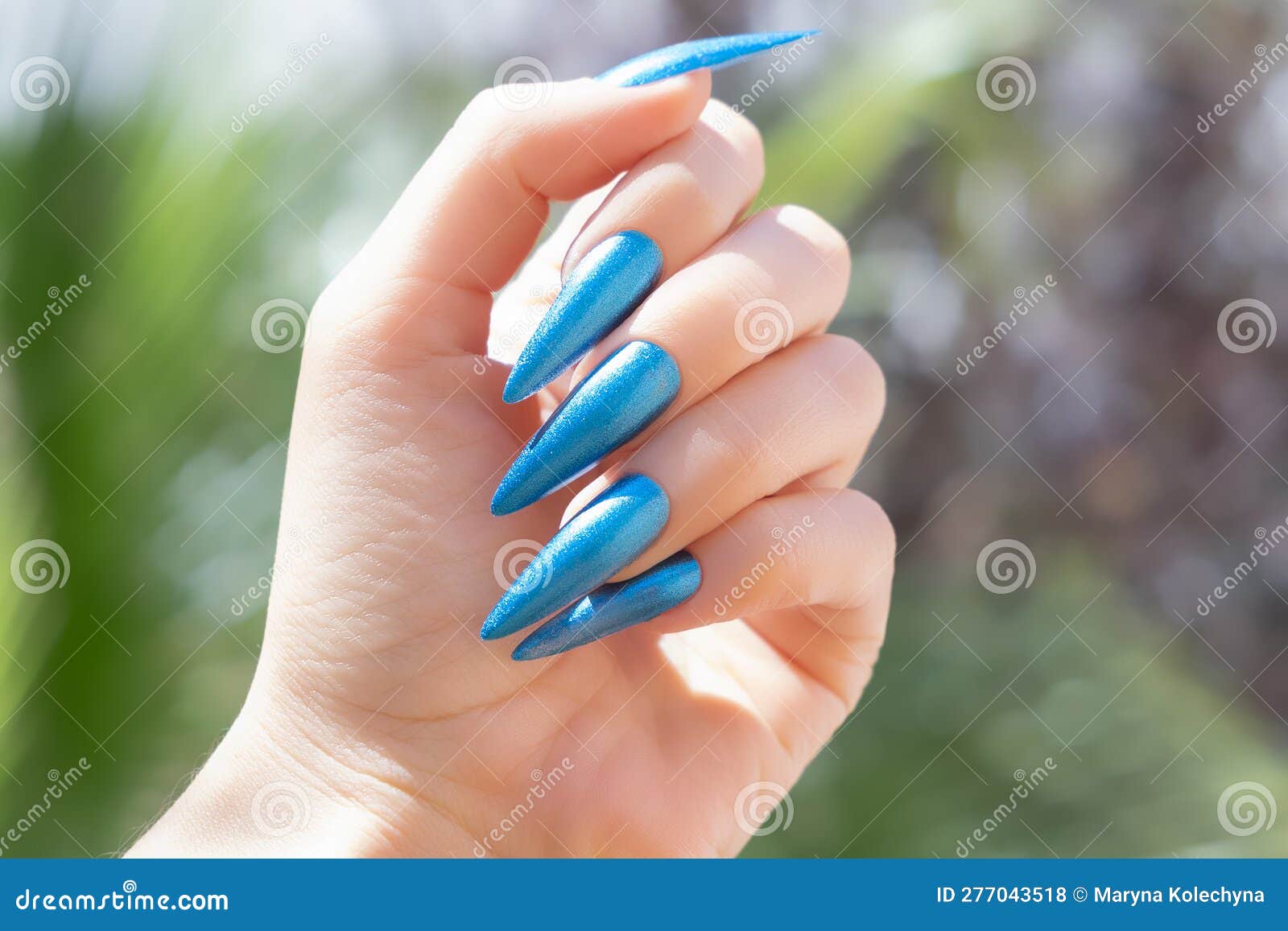 Blue nail polish and surgical team - wide 6