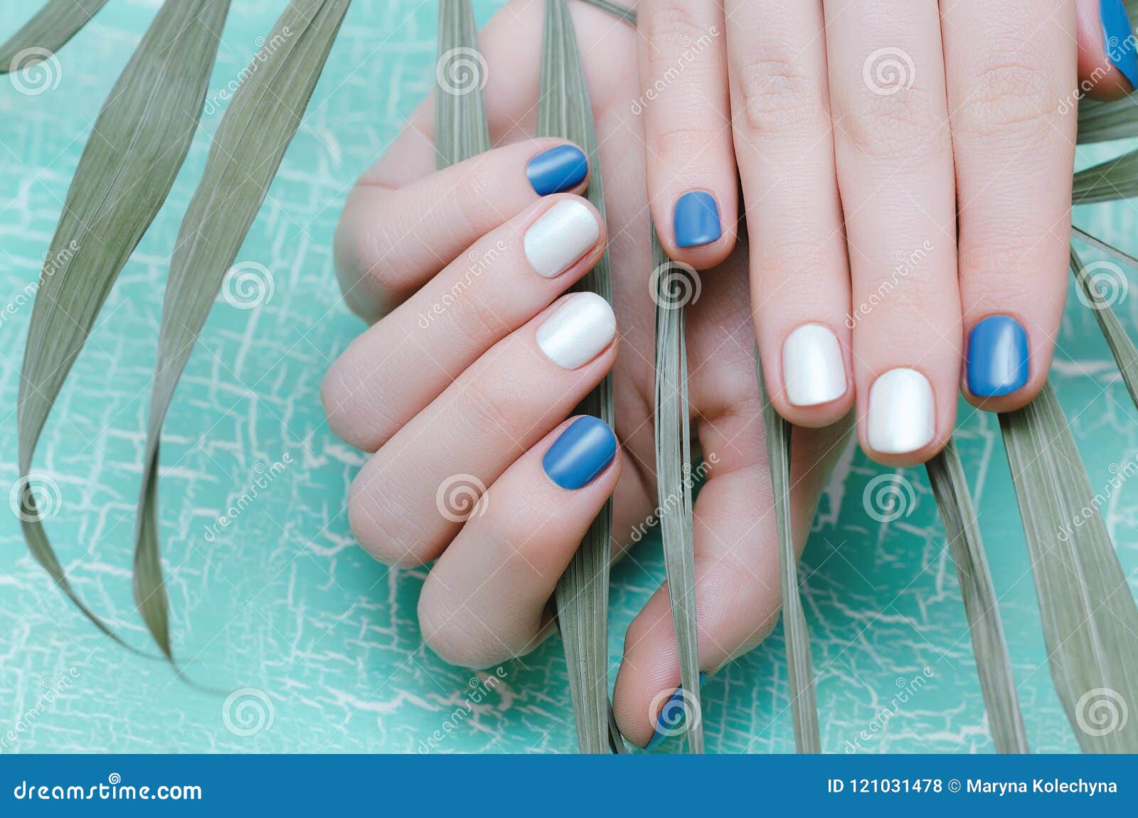 8. Nail Design Tips for Using Maroon and Blue Together - wide 2