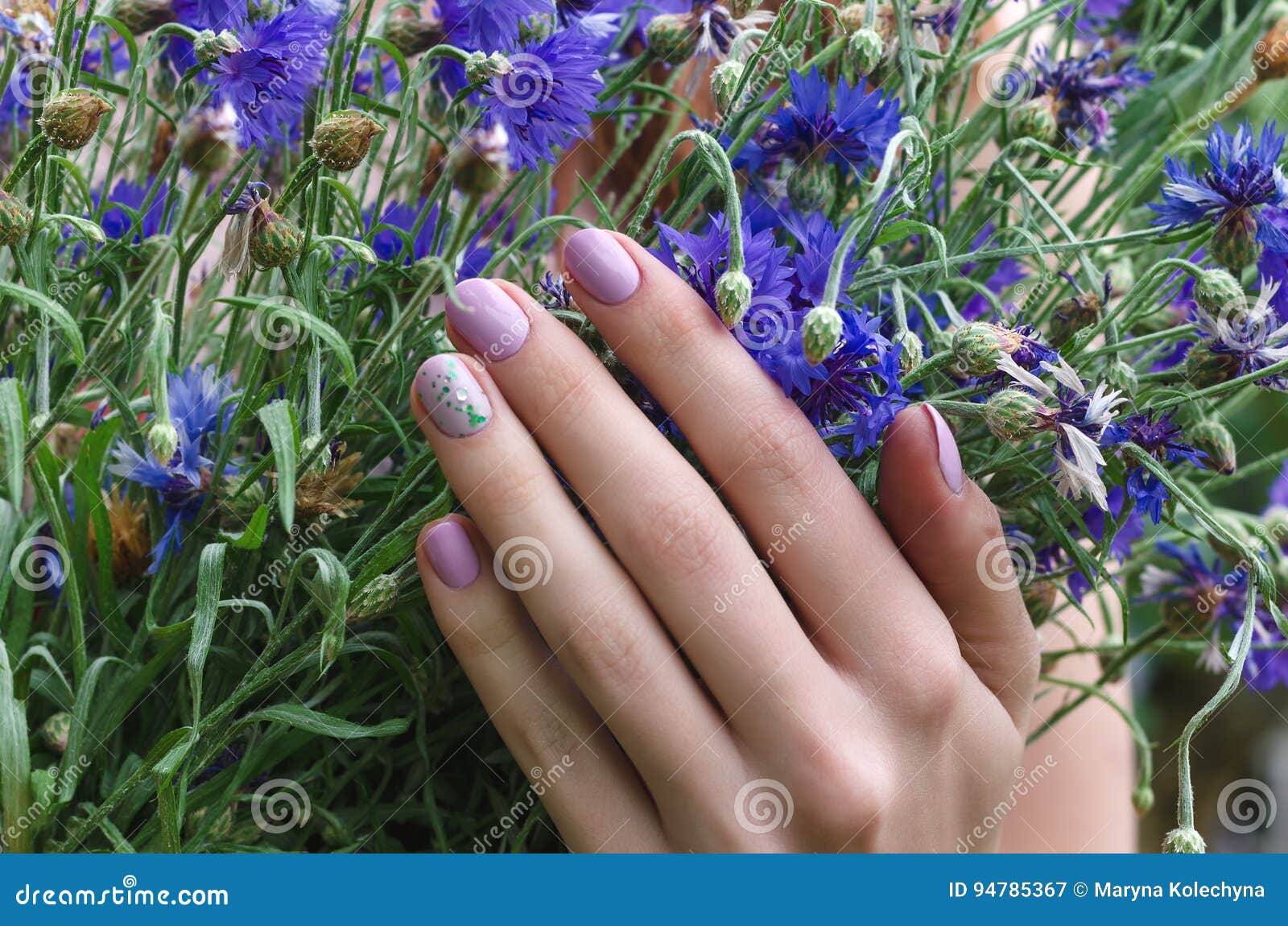4. "Lilac and Floral Nail Design on Tumblr" - wide 3