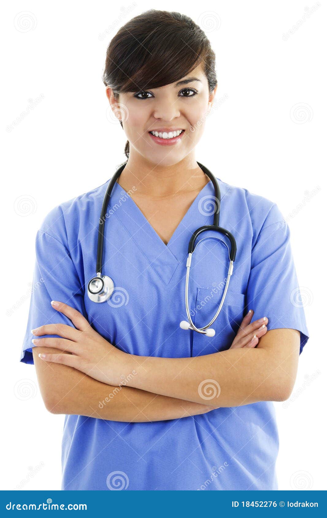 Female healthcare worker stock photo. Image of occupation 18452276