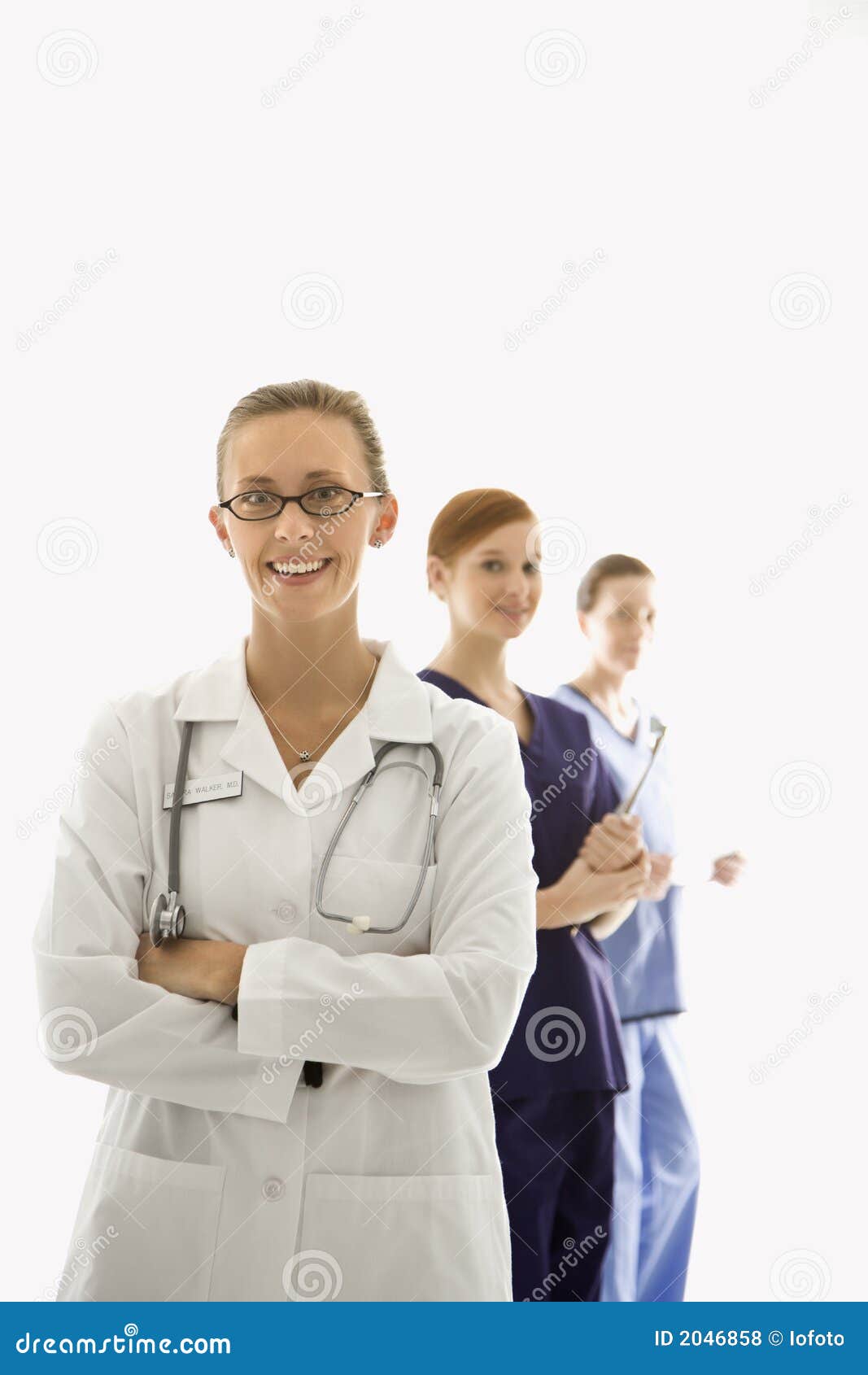 Female healthcare workers stock photo. Image of healthcare 2046858