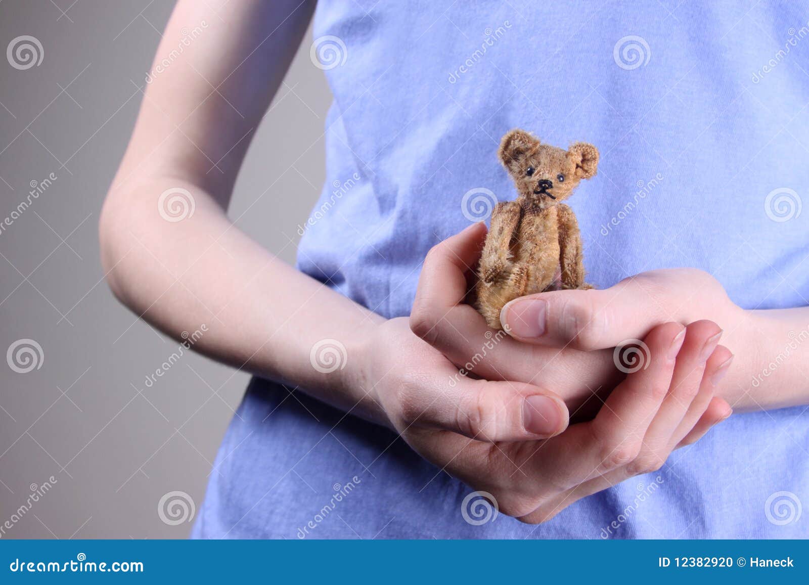 Female Holding Bear stock photo. Image of teddy, antique 12382920