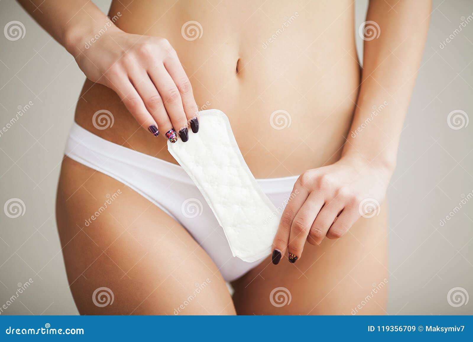 Female Hygiene. Closeup of Beautiful Woman with Fit Slim Body in Stock  Image - Image of lady, intimate: 119356709