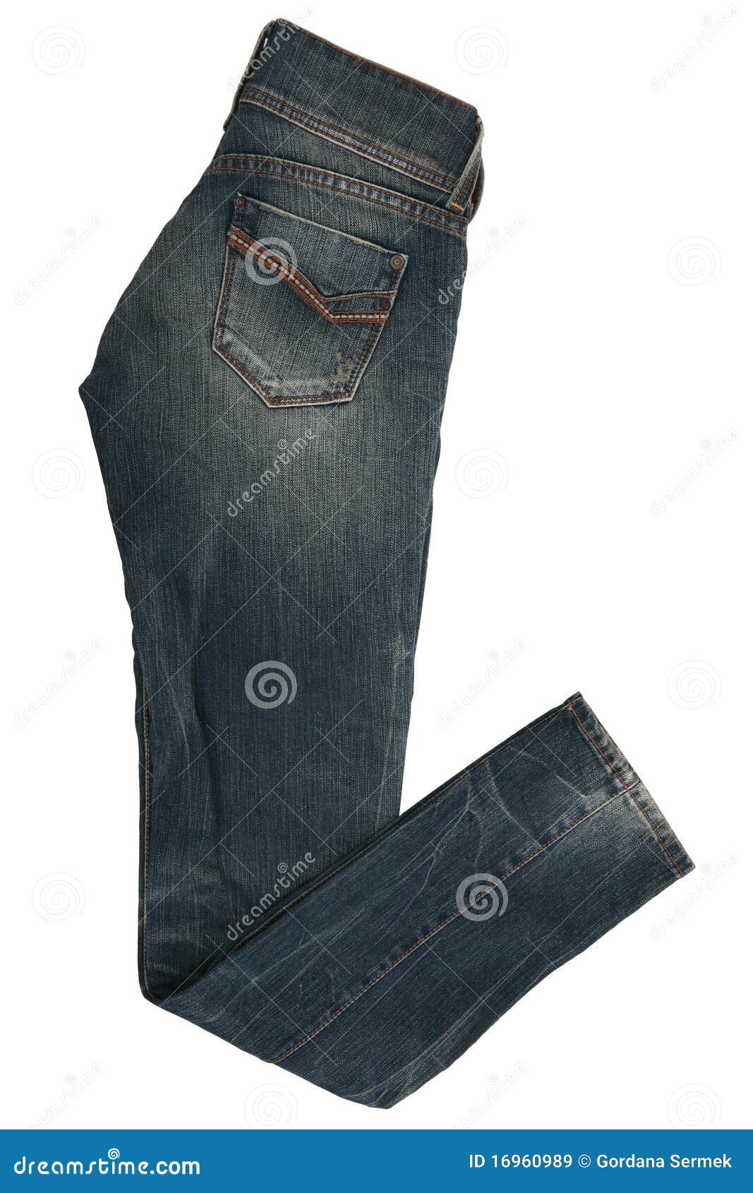 Female jeans trousers stock image. Image of detail, female - 16960989