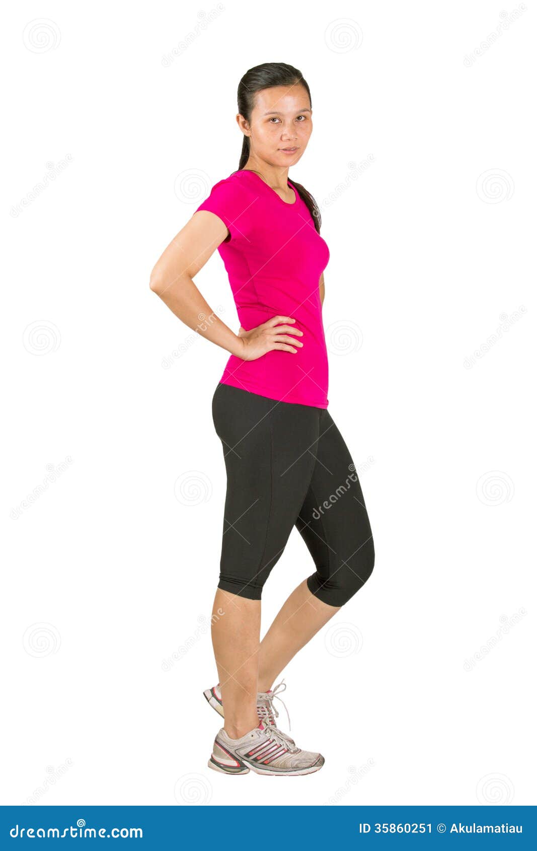 Female in Jogging Attire III Stock Image - Image of lifestyle, healthy:  35860251