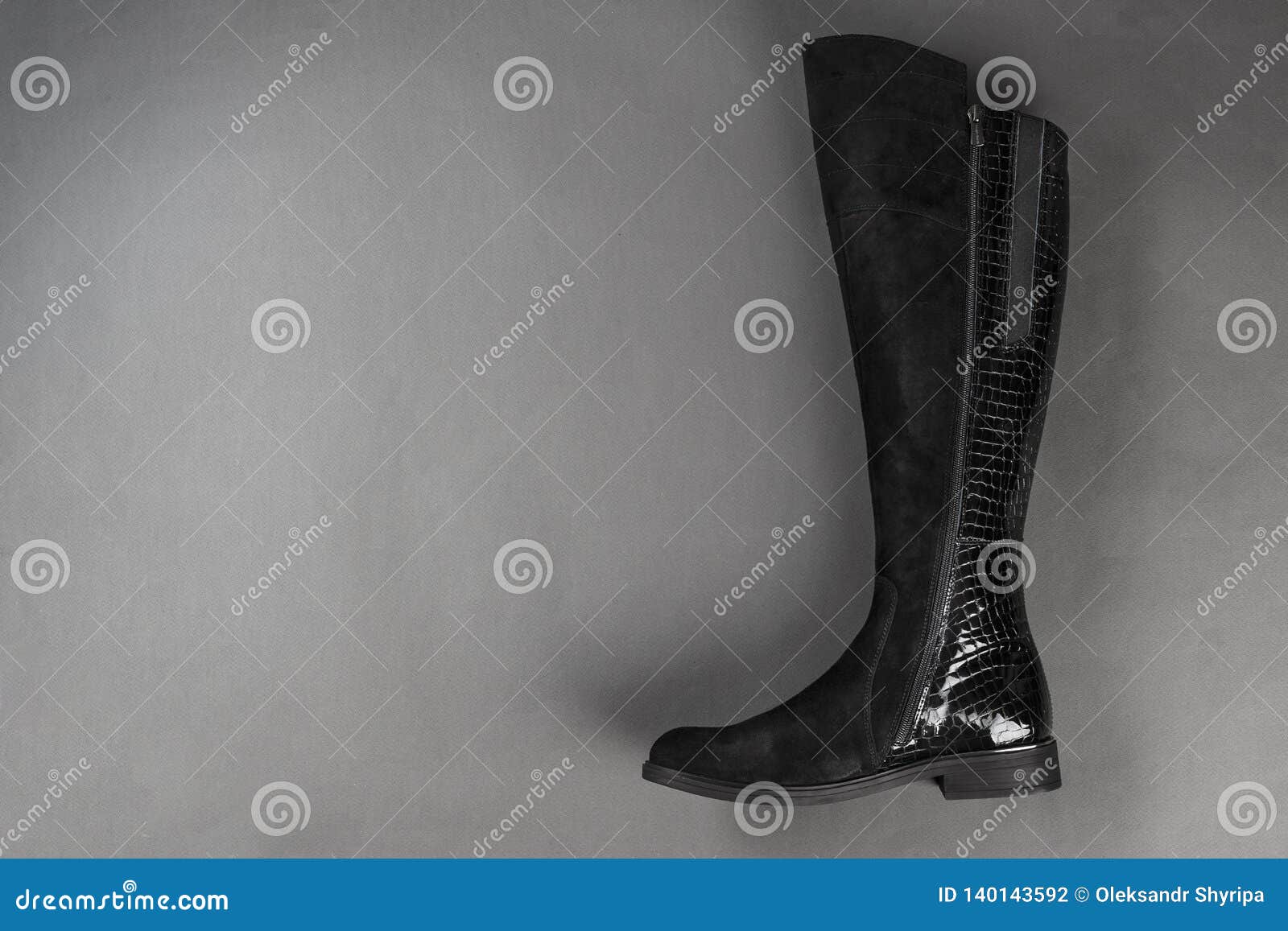 Female leather boot stock photo. Image of footwear, design - 140143592