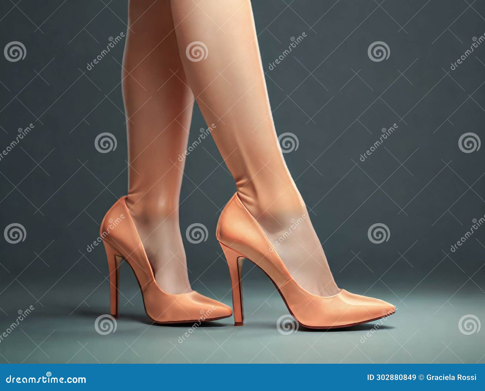 Shiny Pantyhose and Flamingo Color heels : r/HighHeels
