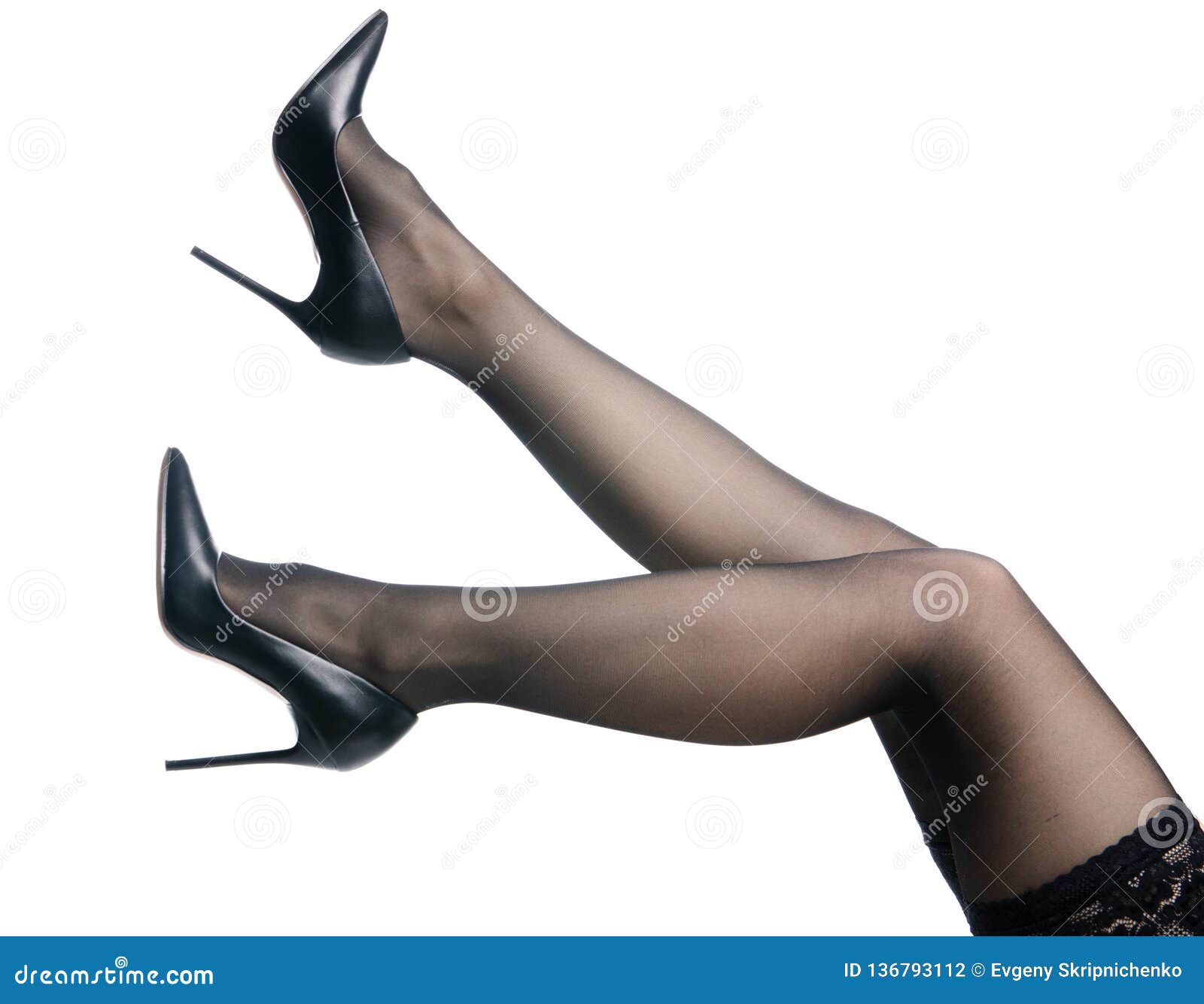 Stockings & heels