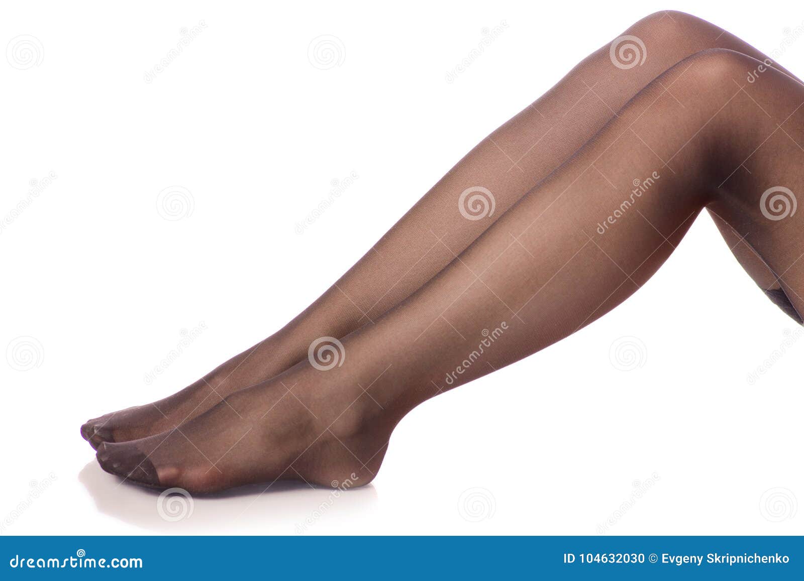 Female Legs Black Stockings Tights Stock Photo - Image of attractive ...