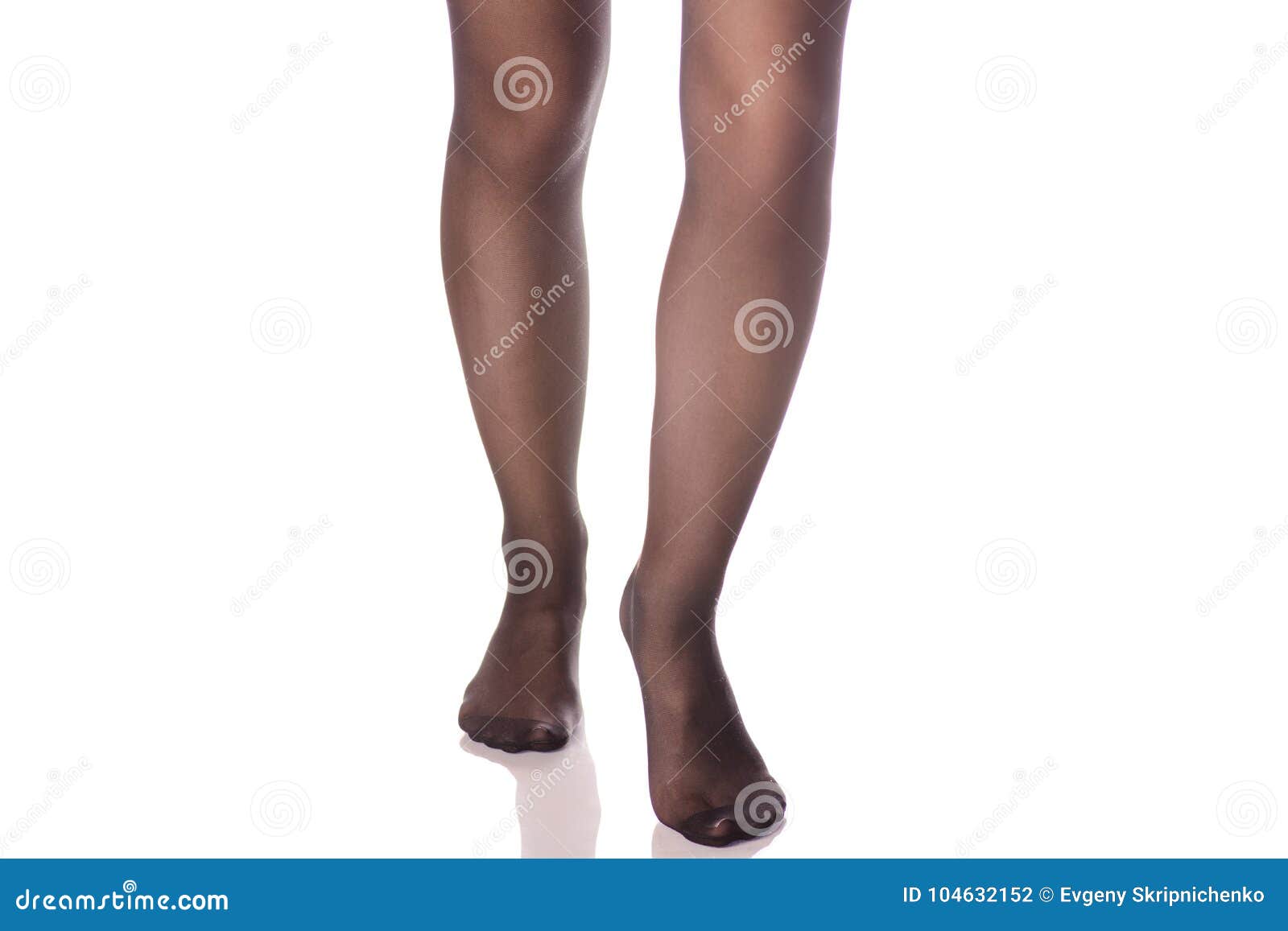Female Legs Black Stockings Tights Stock Photo - Image of beautiful ...