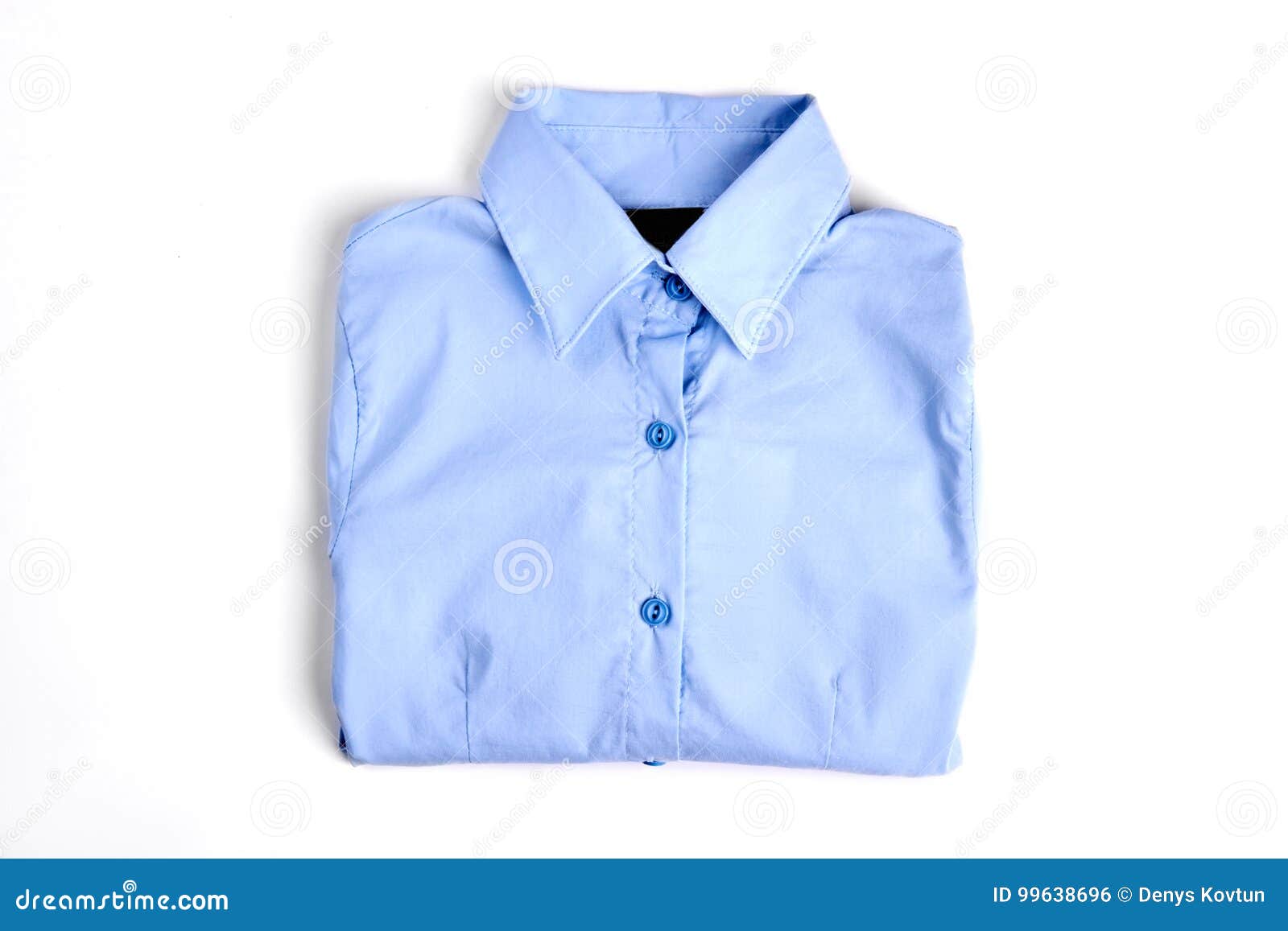 Female Light Blue Formal Shirt. Stock Photo - Image of brand ...