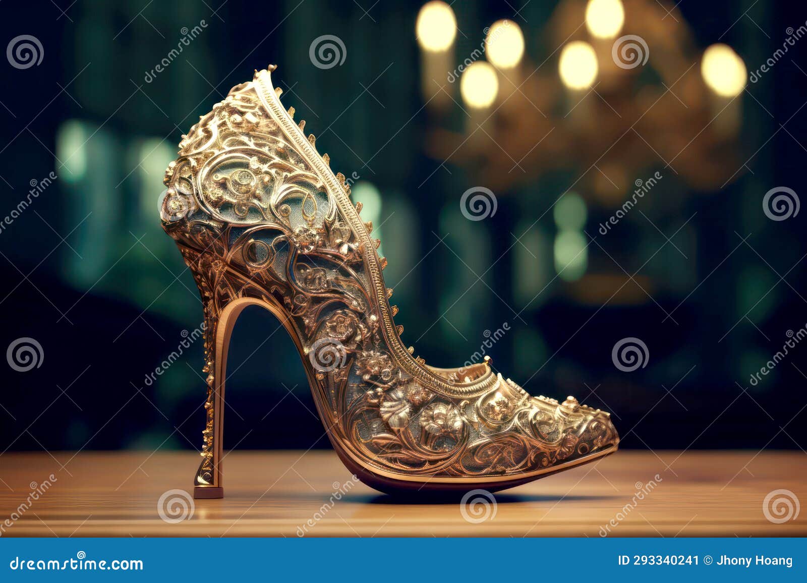 Stylish luxury high heels on Craiyon