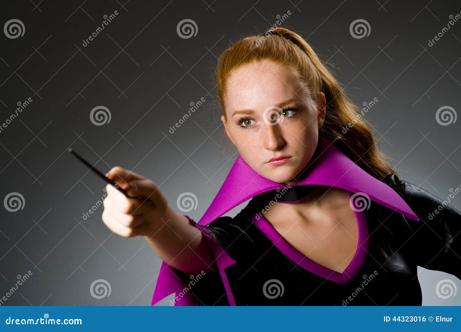 Female Magician Doing Tricks Stock Photo Image of human, magician